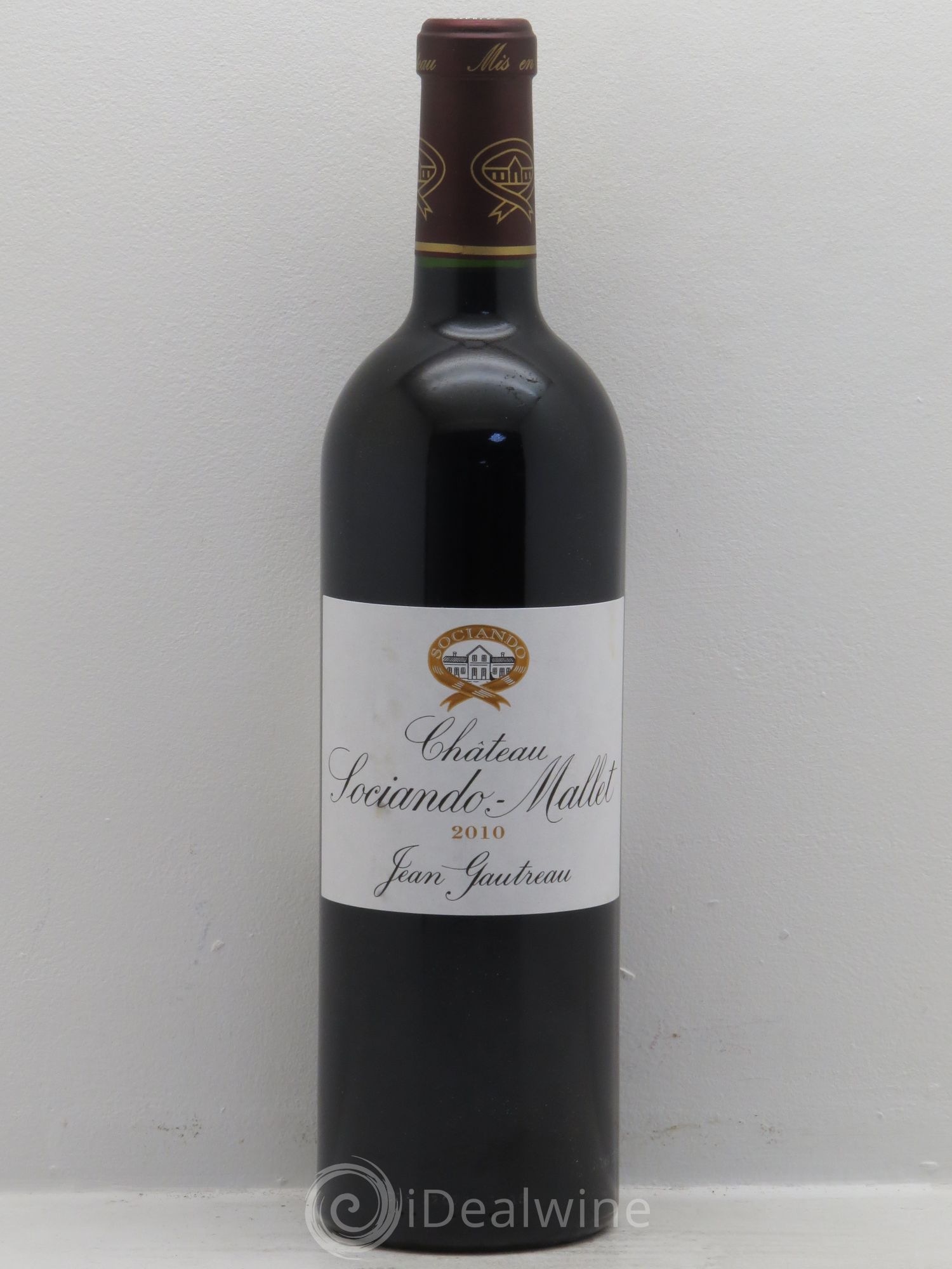 Château Sociando Mallet 2010 - Lot de 1 bouteille - 0