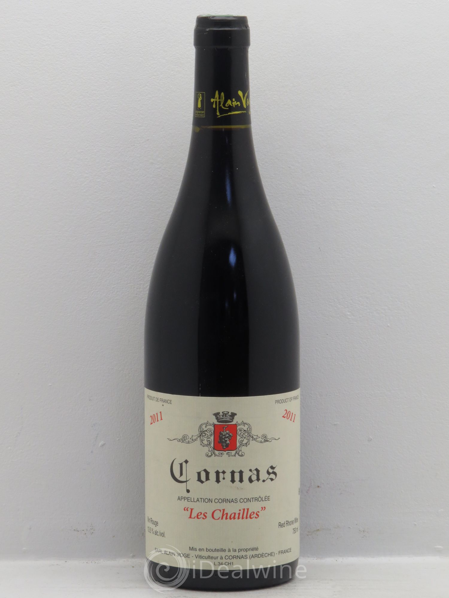 Cornas Les Chailles Alain Voge (Domaine) 2011 - Lot de 1 bouteille - 0