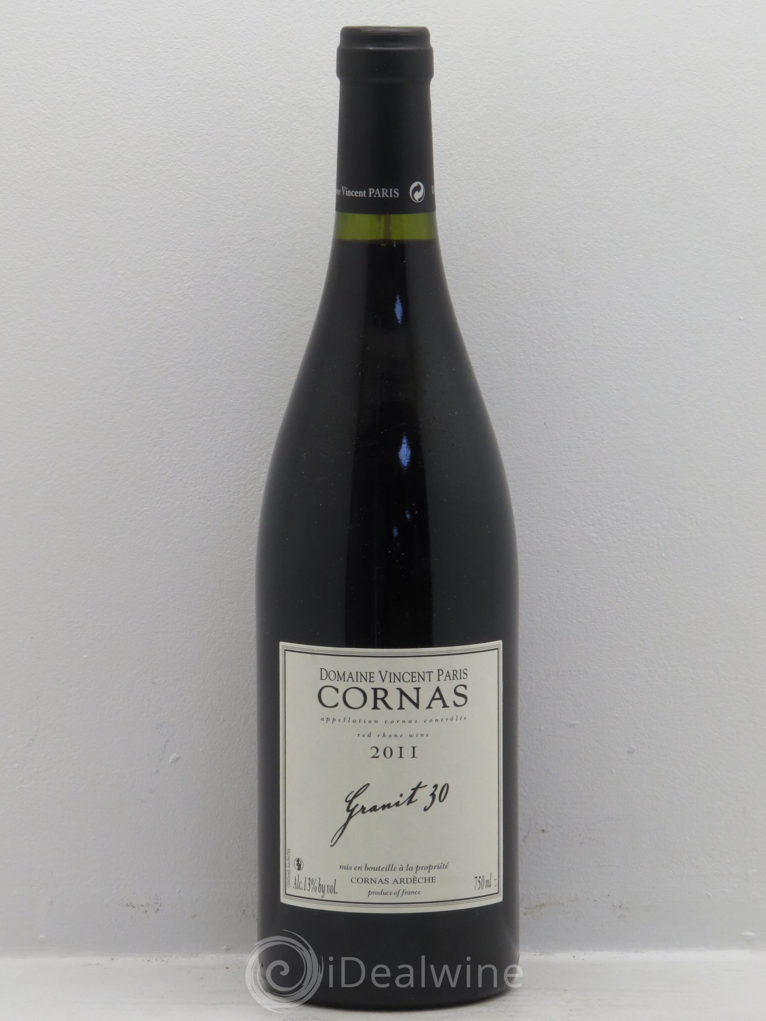 Cornas Granit 30 Vincent Paris 2011 - Lot de 1 bouteille - 0