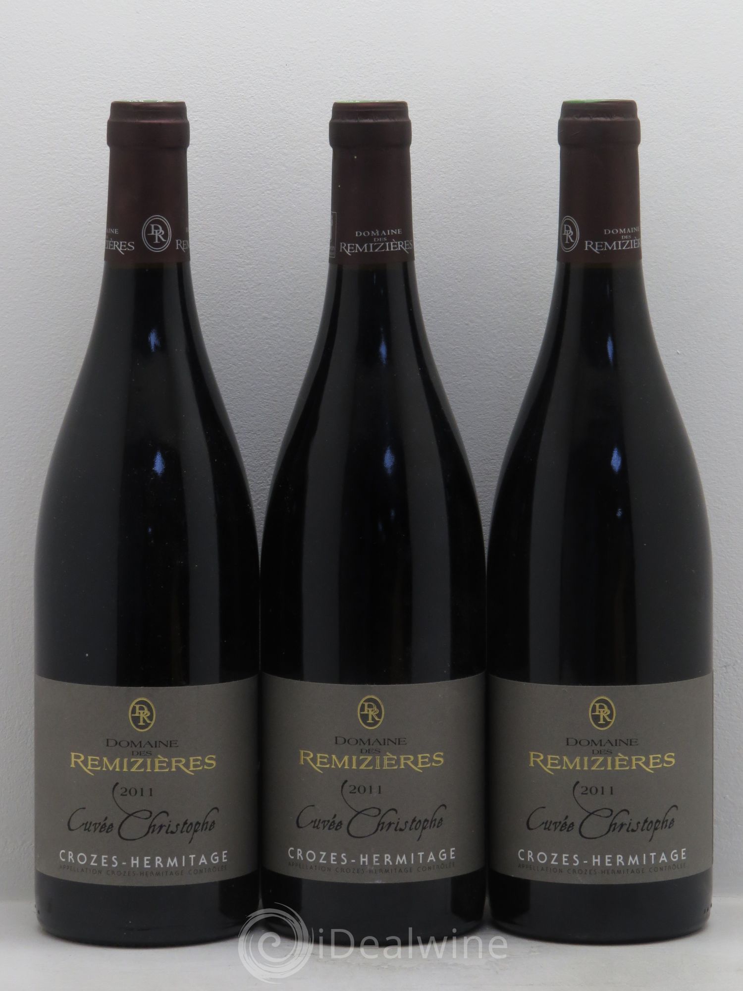 Crozes-Hermitage Cuvée Christophe Domaine des Rémizières 2011 - Posten von 3 Flaschen - 0