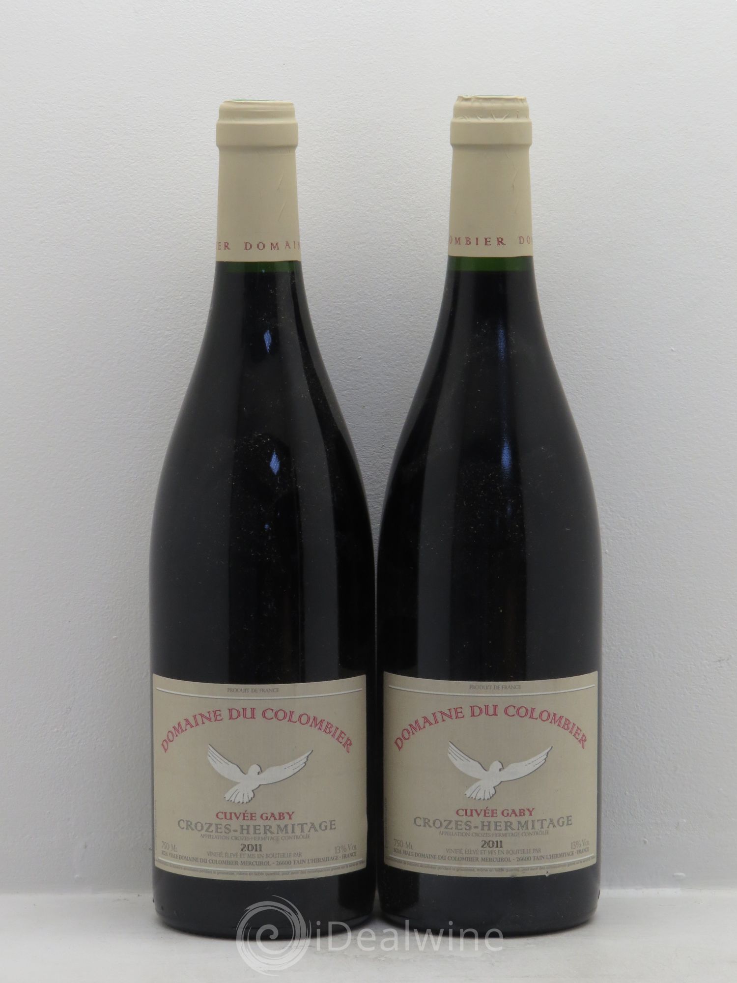 Crozes-Hermitage Cuvée Gaby Colombier (Domaine du) 2011 - Lot de 2 bouteilles - 0