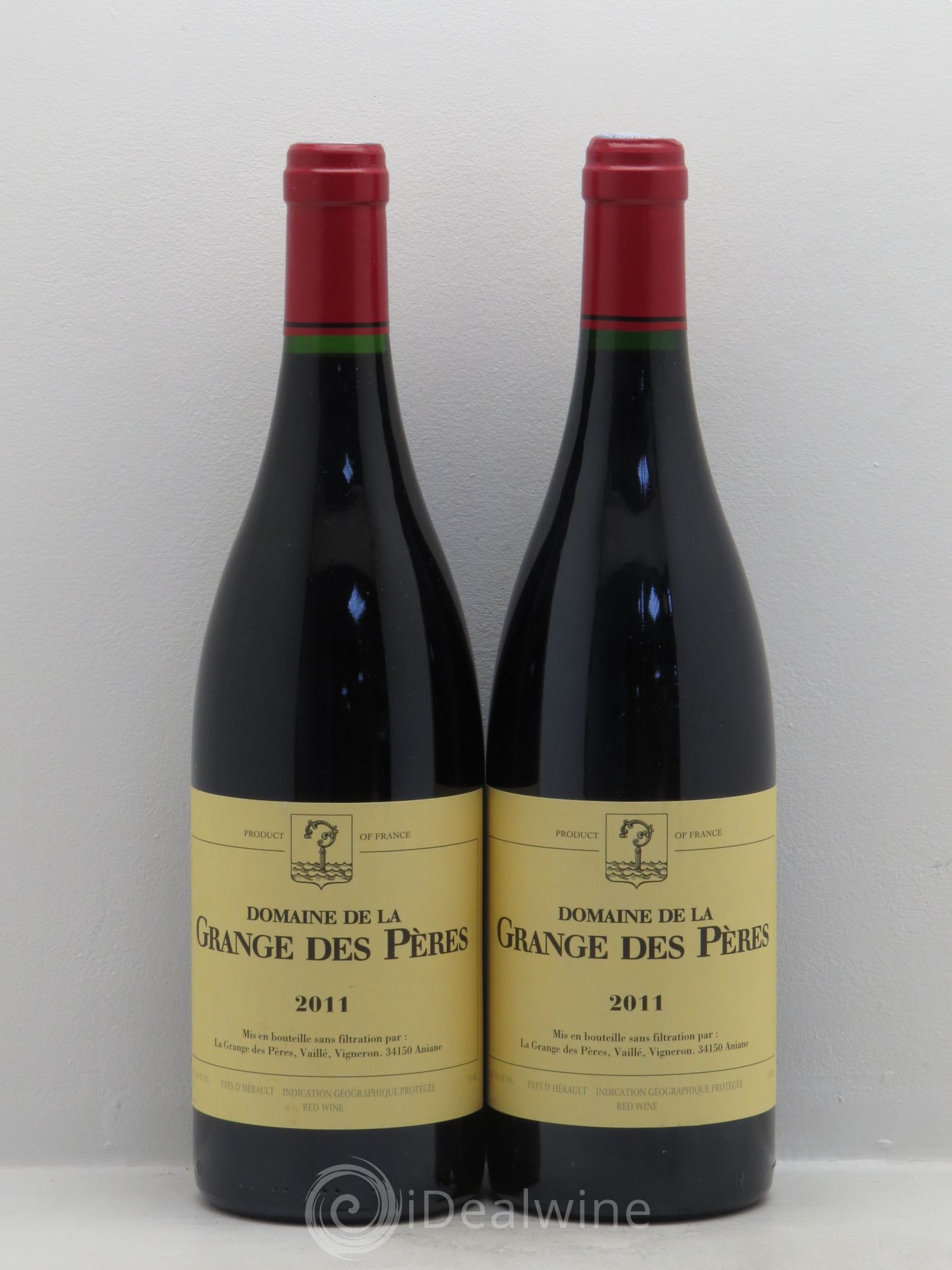 Pays d'Hérault Grange des Pères Laurent Vaillé 2011 - Lot de 2 bouteilles - 0