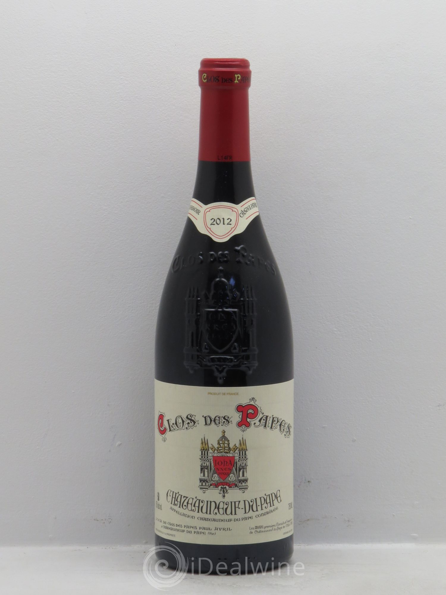 Châteauneuf-du-Pape Clos des Papes - Paul Avril 2012 - Lot de 1 bouteille - 0