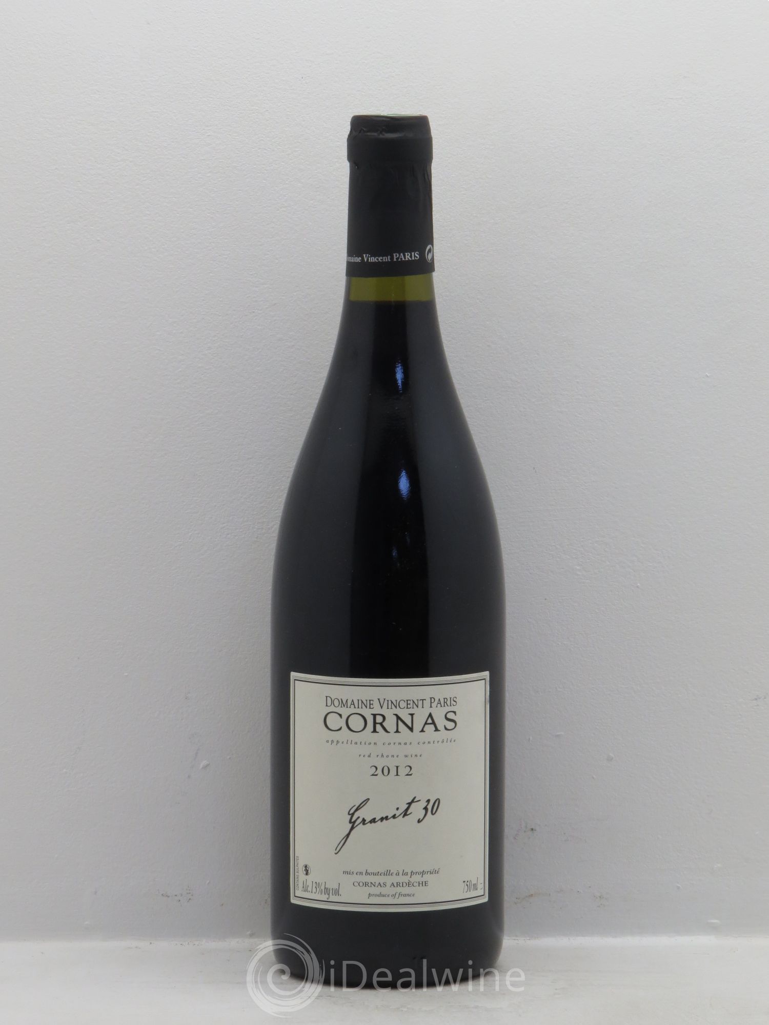 Cornas Granit 30 Vincent Paris 2012 - Lot de 1 bouteille - 0