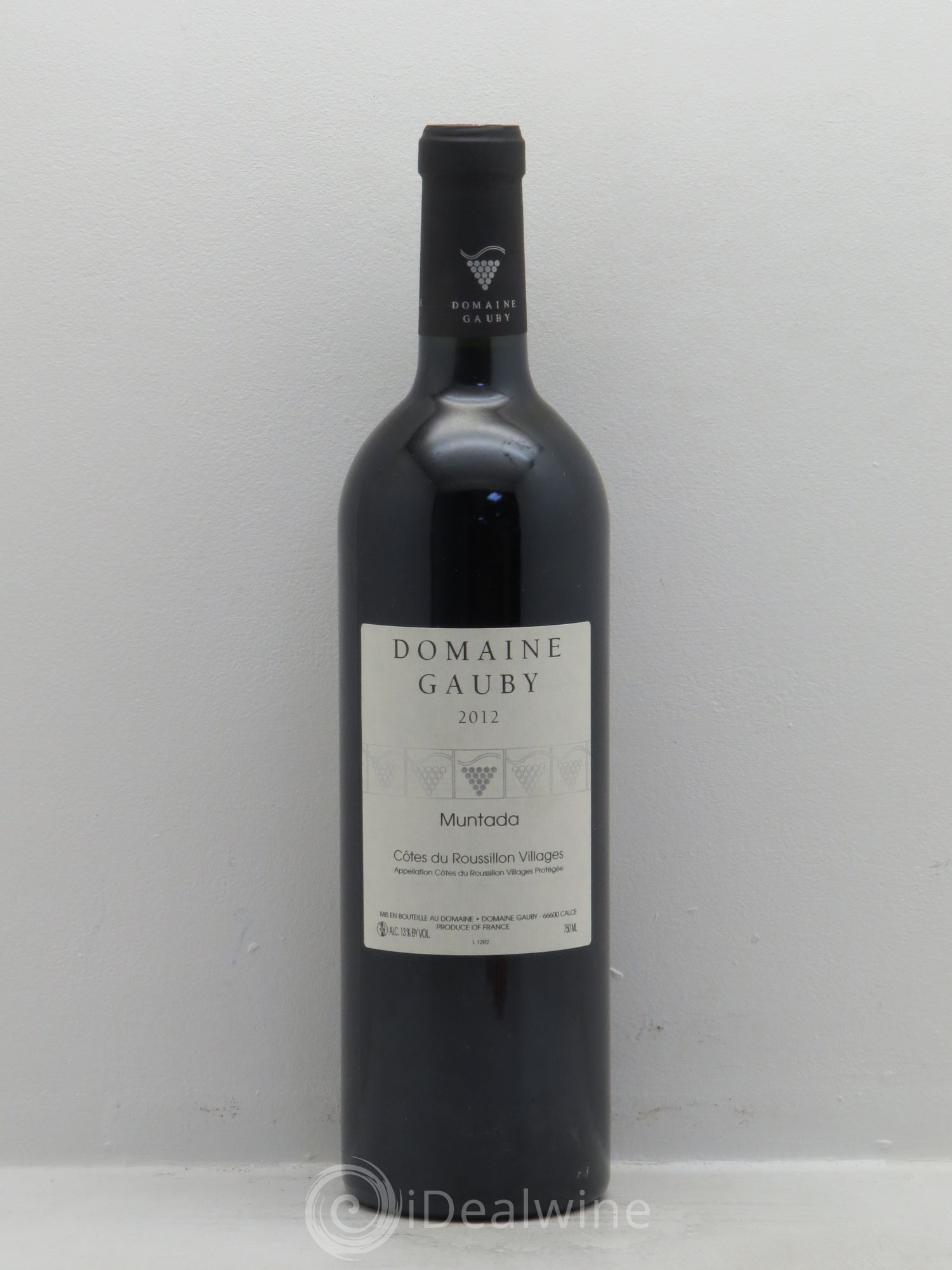 Côtes Catalanes (anciennement Côtes du Roussillon Villages) La Muntada Gauby (Domaine) 2012 - Lot de 1 bouteille - 0