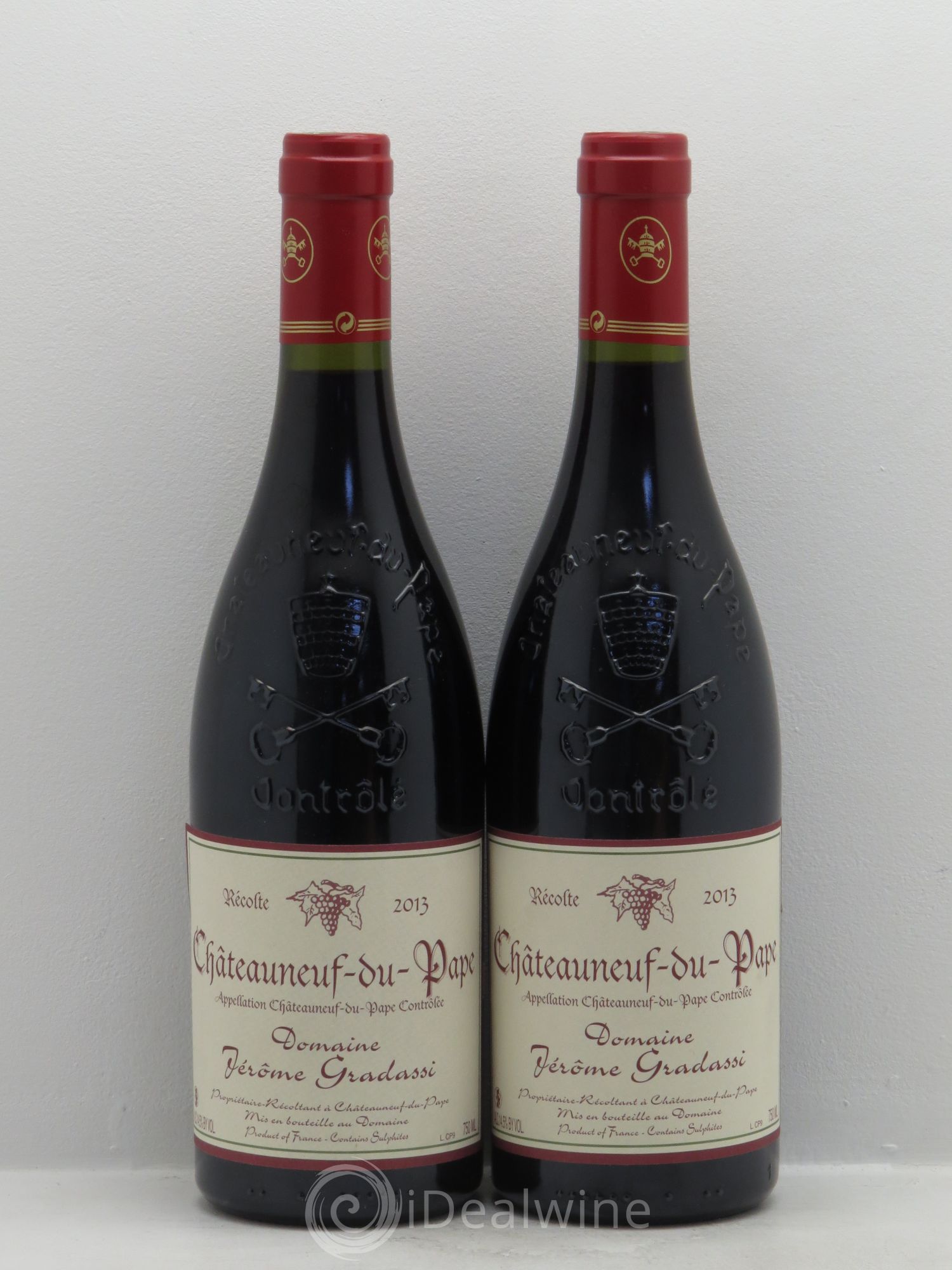 Châteauneuf-du-Pape J.Grassadi 2013 - Lot de 2 bouteilles - 0