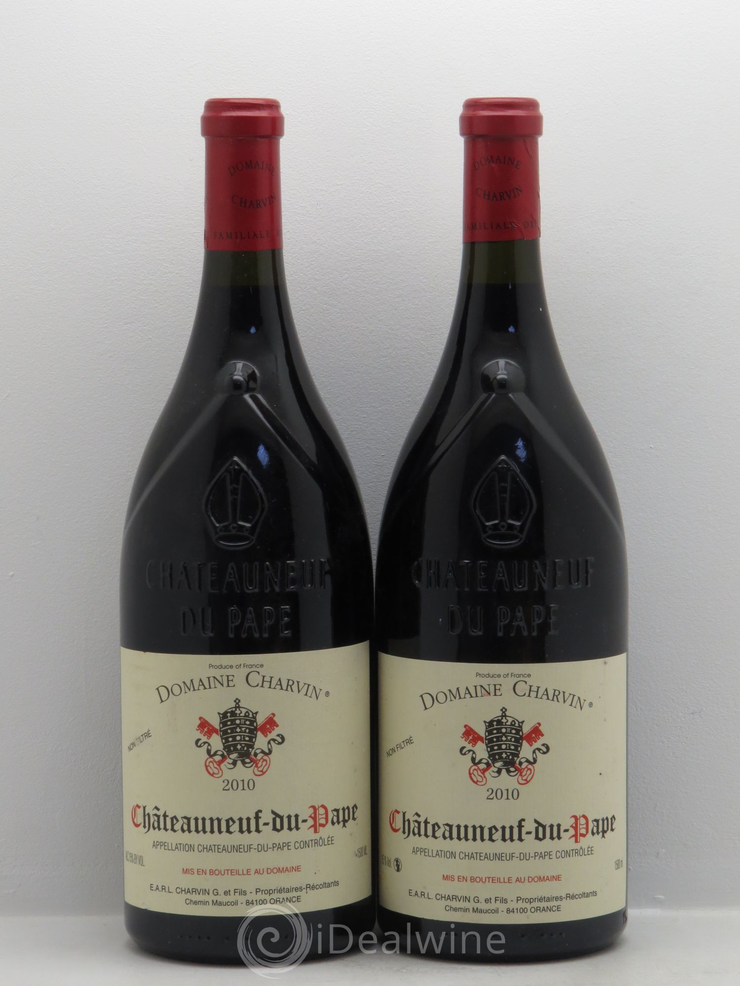 Châteauneuf-du-Pape Charvin (Domaine) 2010 - Lot de 2 magnums - 0
