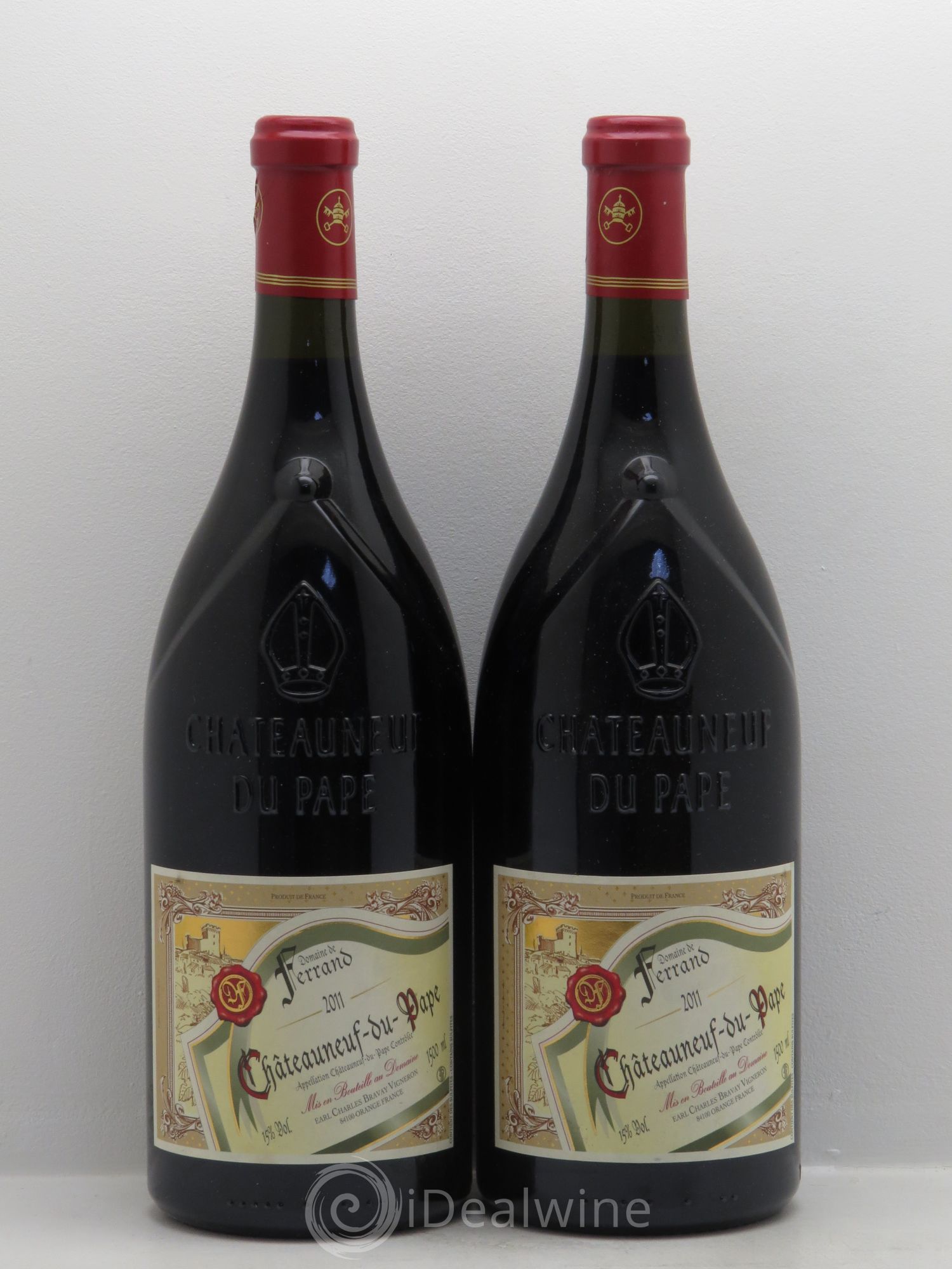 Châteauneuf-du-Pape Domaine de Ferrand 2011 - Lot de 2 magnums - 0