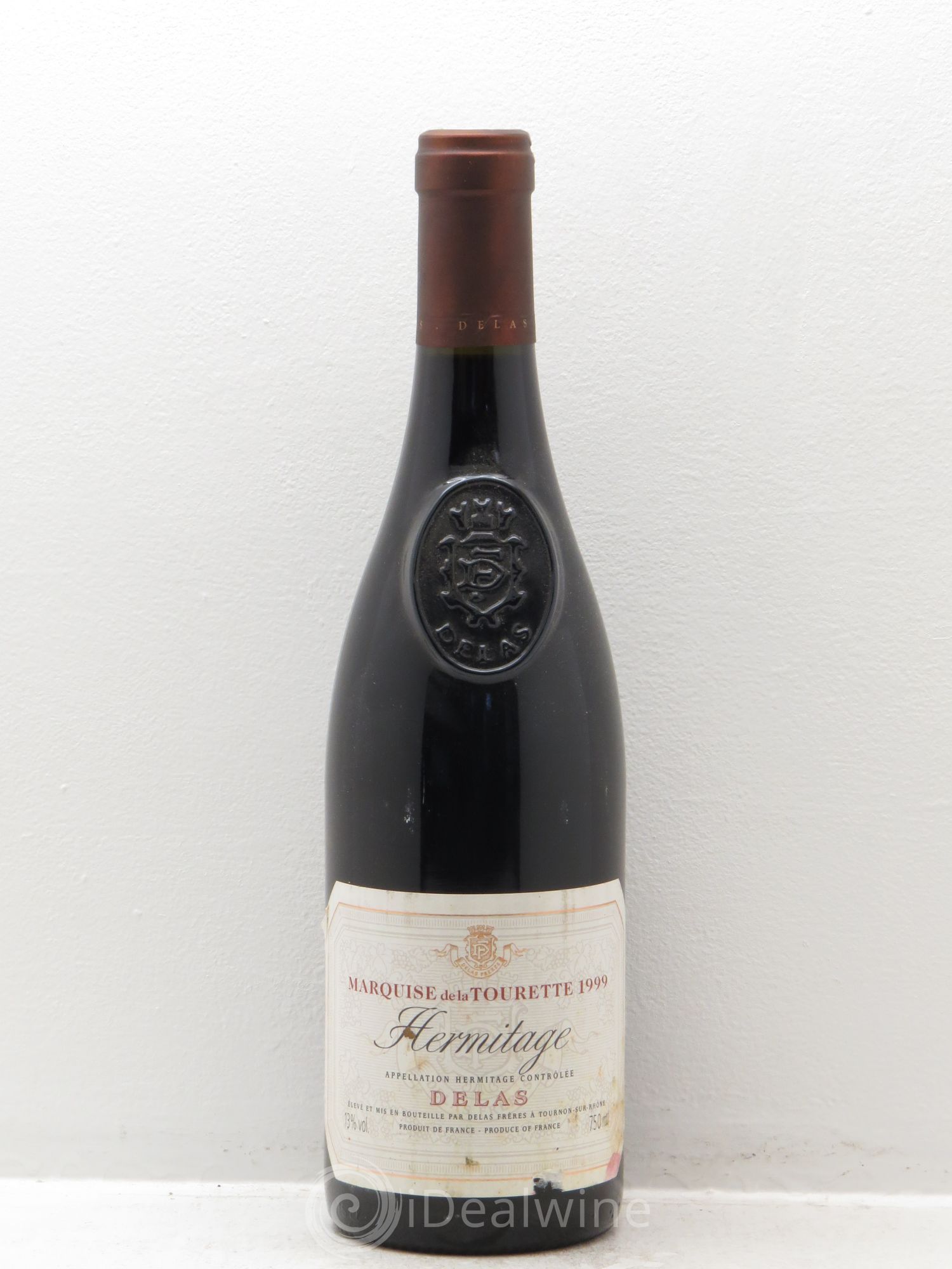 Hermitage Marquise de la Tourette Delas Frères 1999 - Lot de 1 bouteille - 0