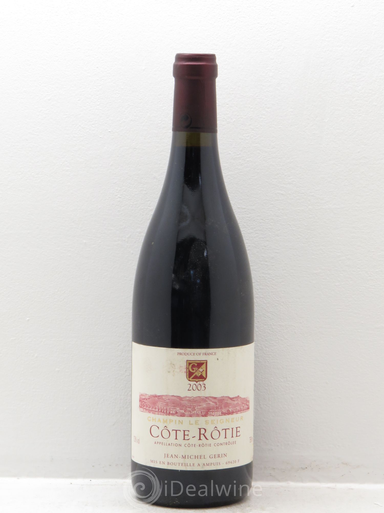 Côte-Rôtie Champin Le Seigneur Jean-Michel Gerin 2003 - Lot de 1 bouteille - 0