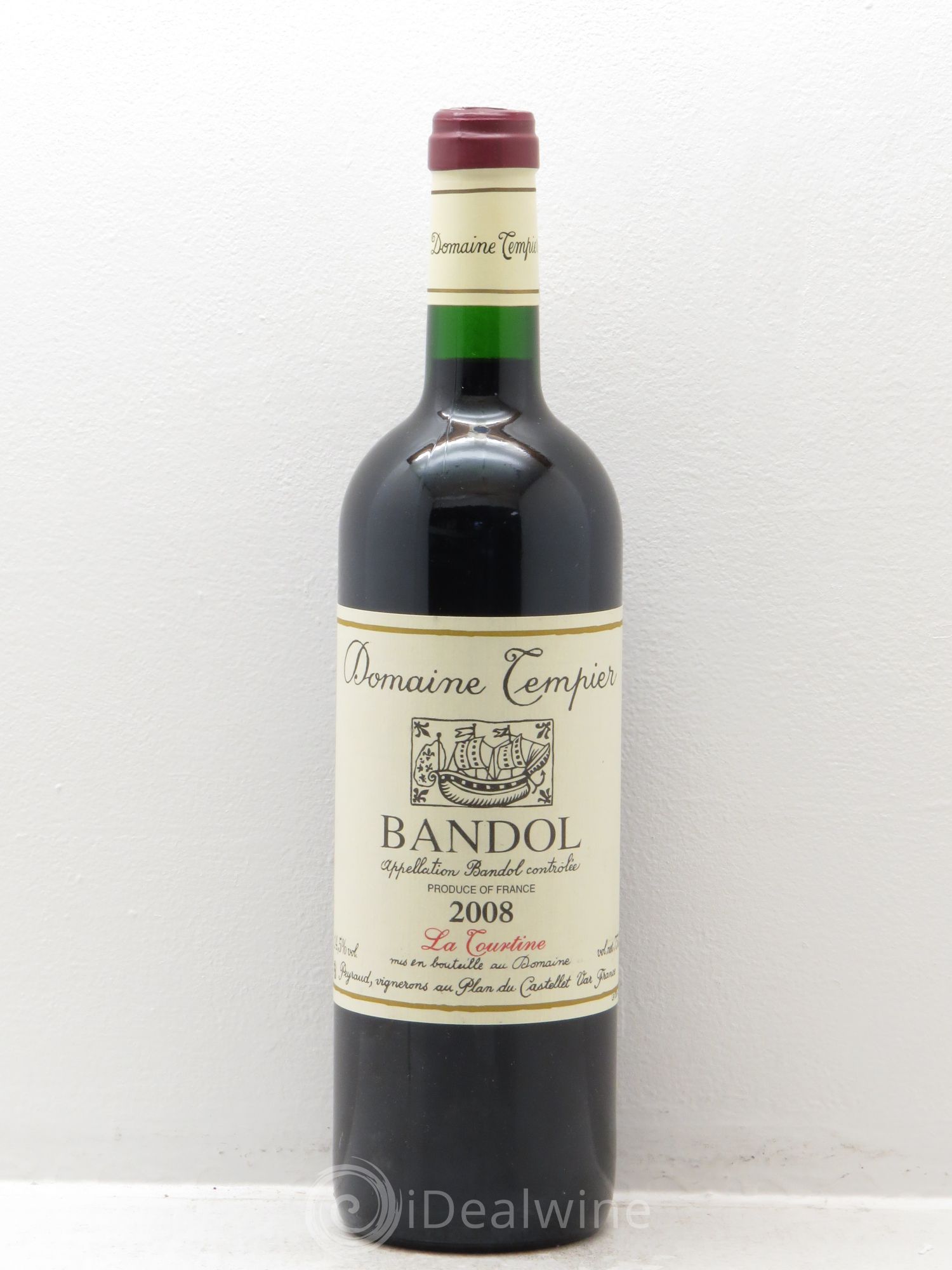 Bandol Domaine Tempier La Tourtine Famille Peyraud 2008 - Lot de 1 bouteille - 0