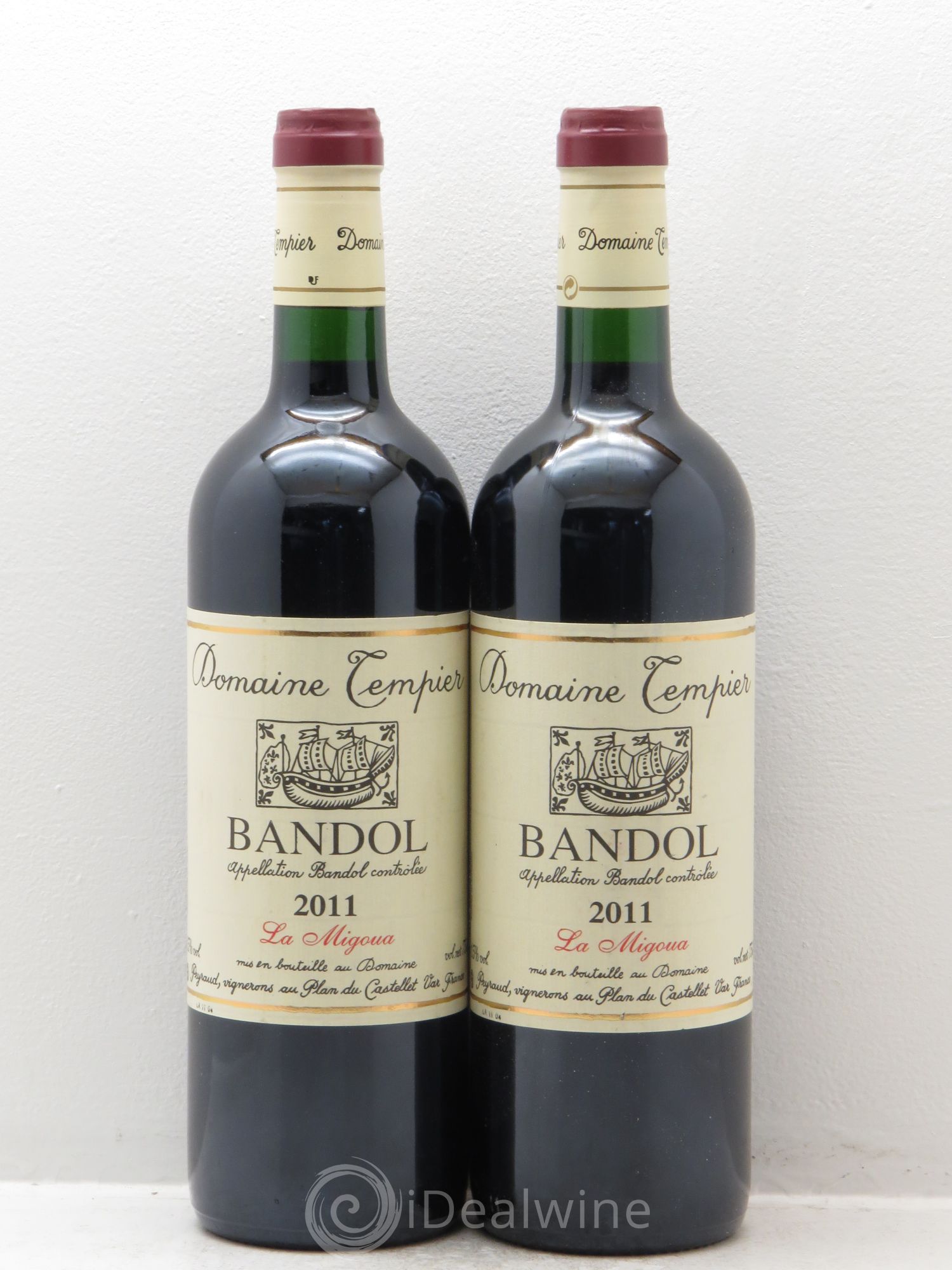 Bandol Domaine Tempier Cuvée La Migoua Famille Peyraud 2011 - Lot de 2 bouteilles - 0
