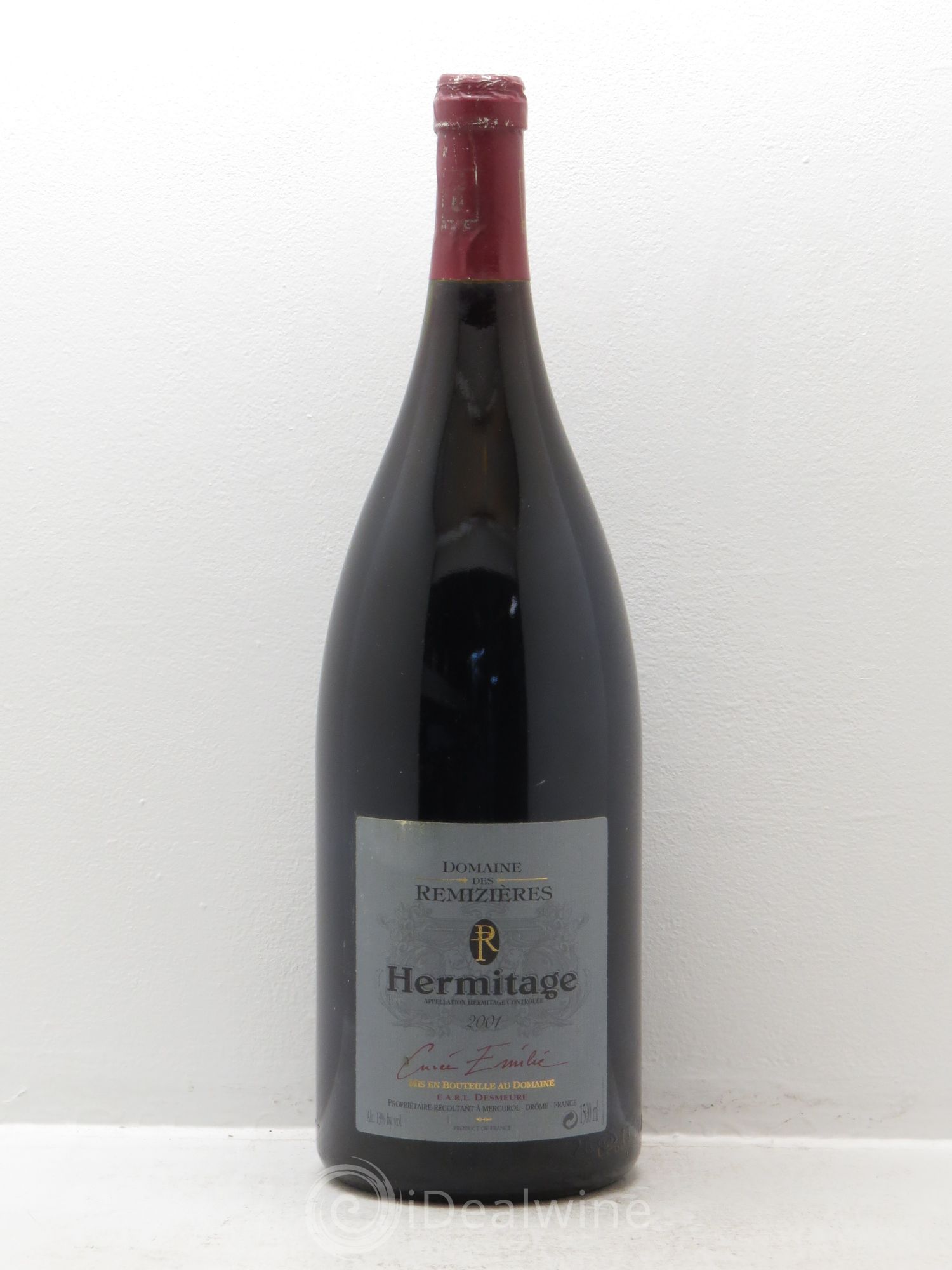 Hermitage Cuvée Emilie Rémizières (Domaine des) 2001 - Lot de 1 magnum - 0