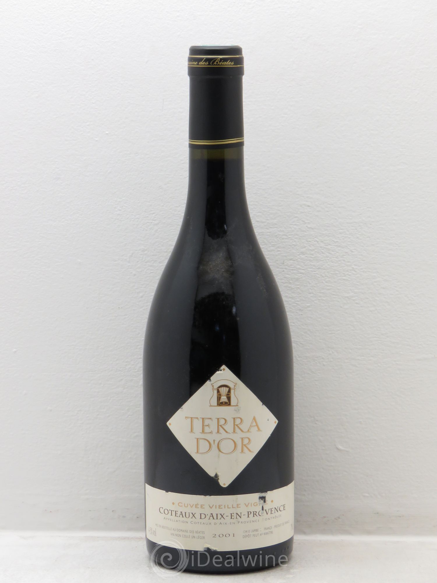 Divers Coteaux d'Aix en Provence Terra d'Or Cuvée Vieilles Vignes Domaine des Beates 2001 - Posten von 1 Flasche - 0