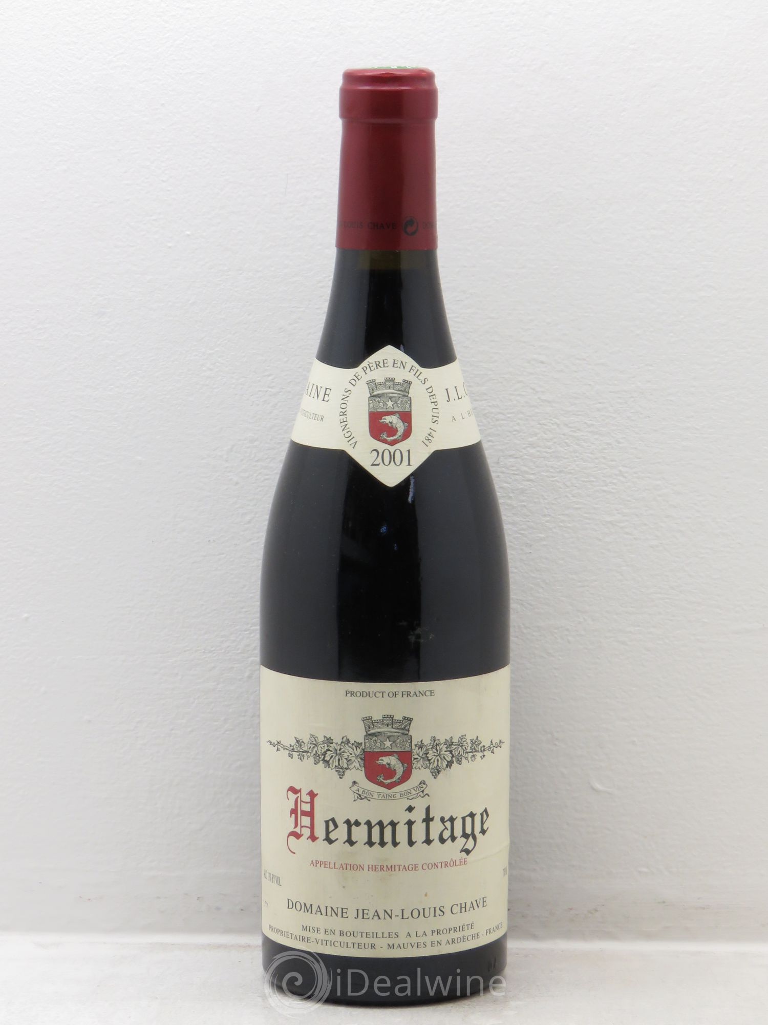 Hermitage Jean-Louis Chave 2001 - Lot de 1 bouteille - 0