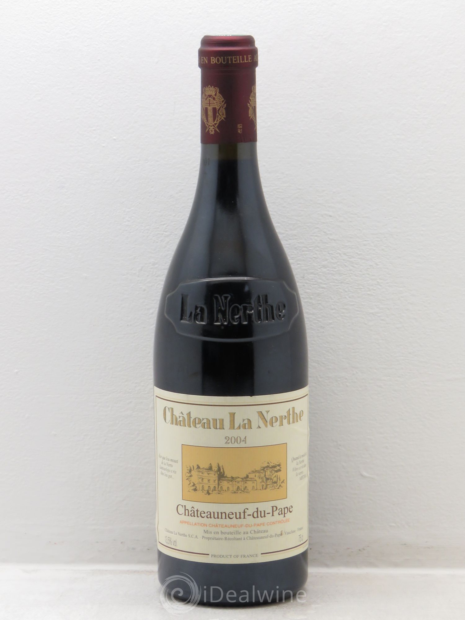 Châteauneuf-du-Pape Château la Nerthe Famille Richard 2004 - Lot de 1 bouteille - 0