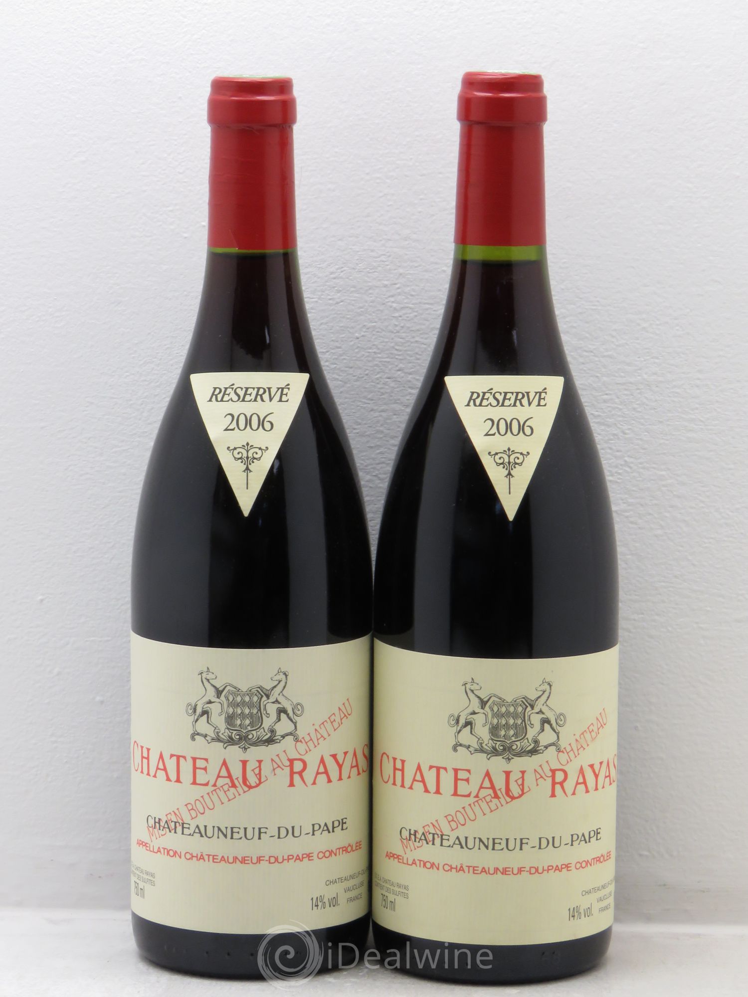 Châteauneuf-du-Pape Château Rayas Emmanuel Reynaud 2006 - Lot de 2 bouteilles - 0