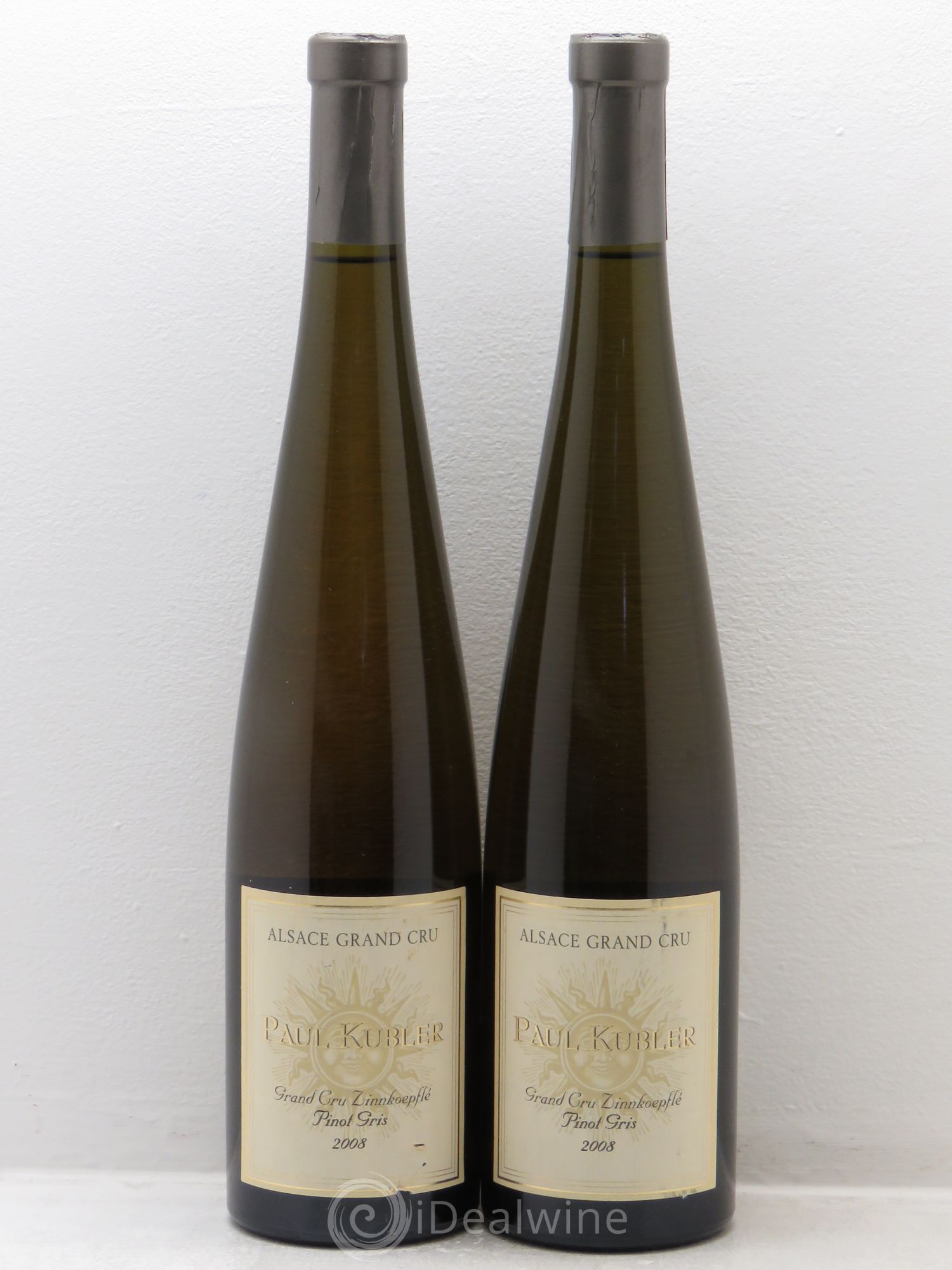 Pinot Gris (Tokay) Grand Cru Zinnkoepflé - Paul Kubler 2008 - Posten von 2 Flaschen - 0