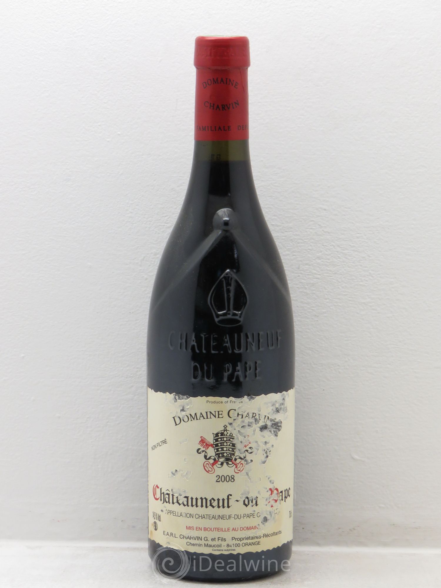 Châteauneuf-du-Pape Charvin (Domaine) 2008 - Lot de 6 bouteilles - 0