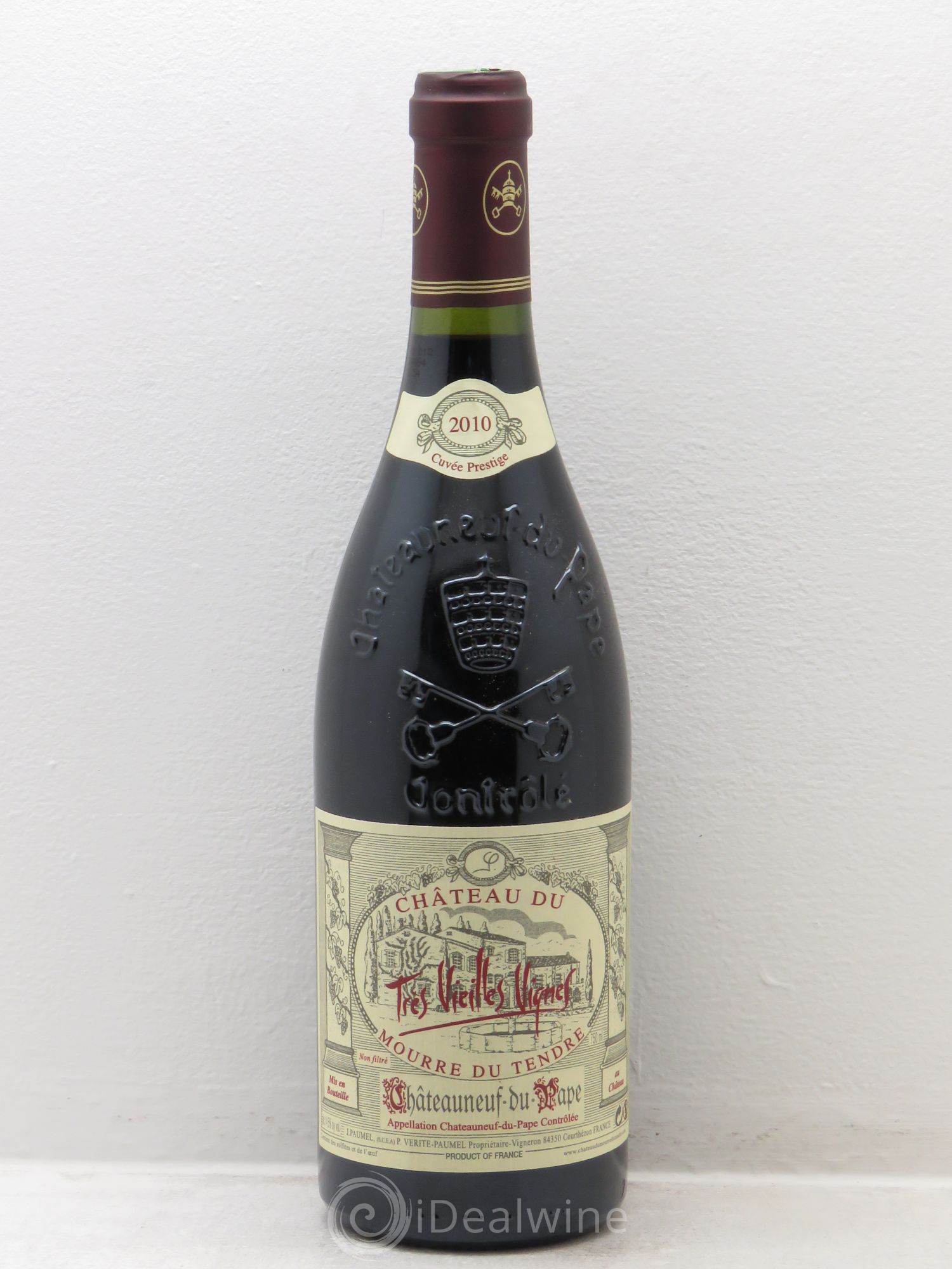 Châteauneuf-du-Pape Cuvée Prestige Très Vieilles Vignes Domaine Mourre du Tendre 2010 - Posten von 1 Flasche - 0