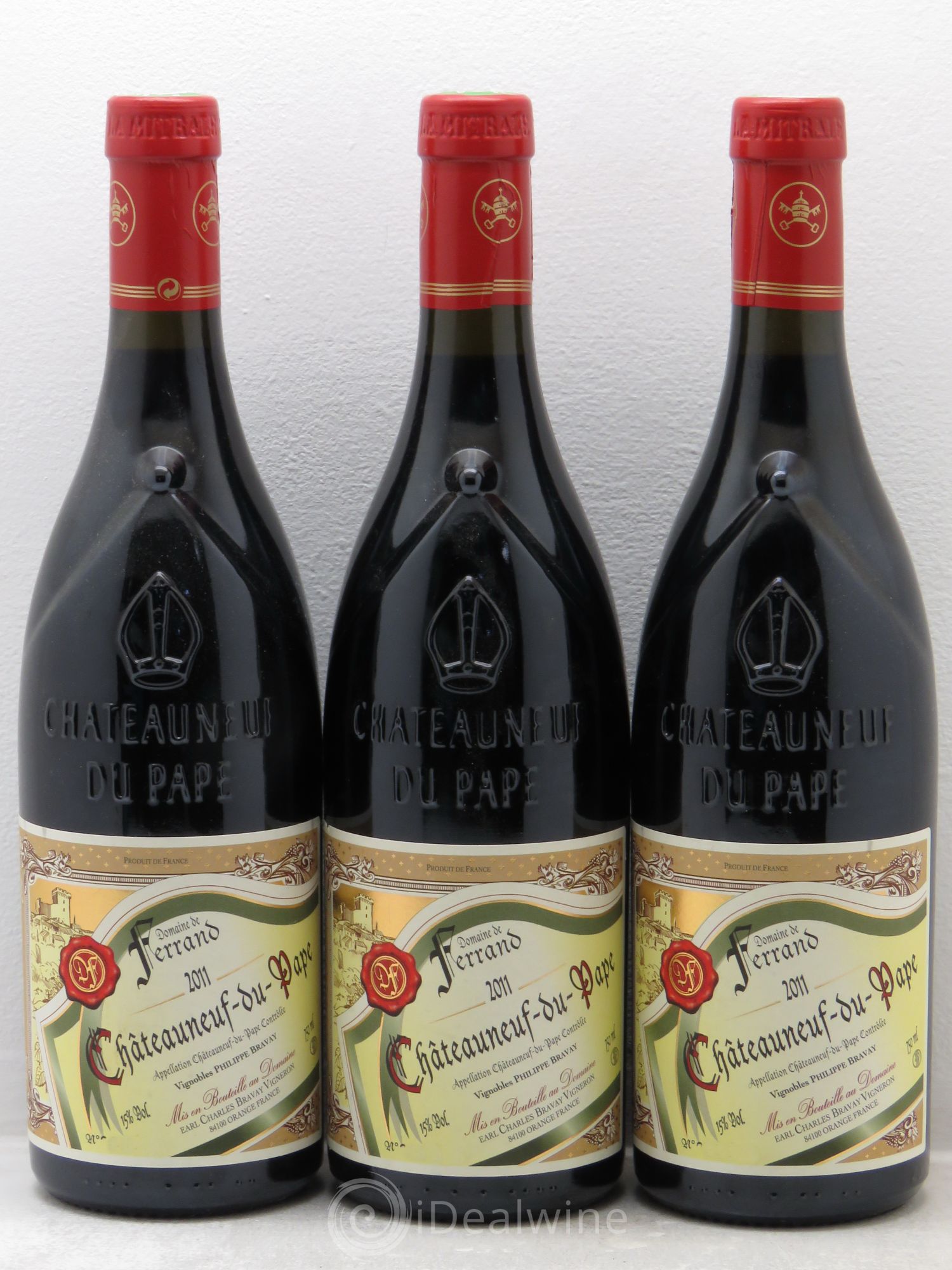 Châteauneuf-du-Pape Domaine de Ferrand 2011 - Lot de 3 bouteilles - 0