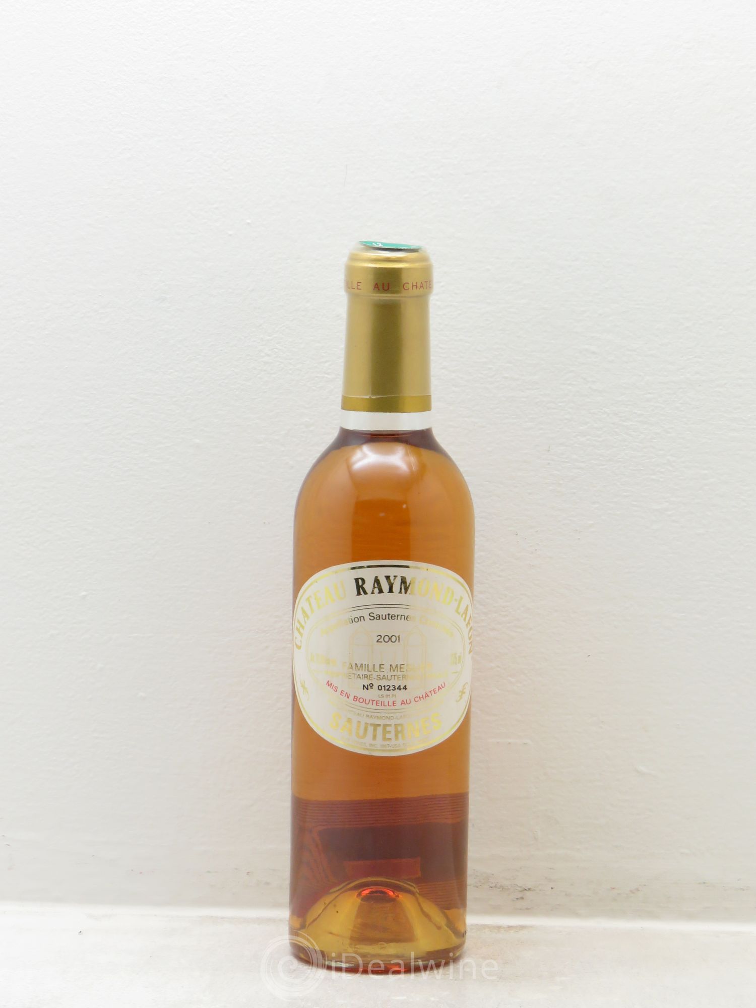 Château Raymond Lafon 2001 - Posten von 1 Demi-Flasche - 0