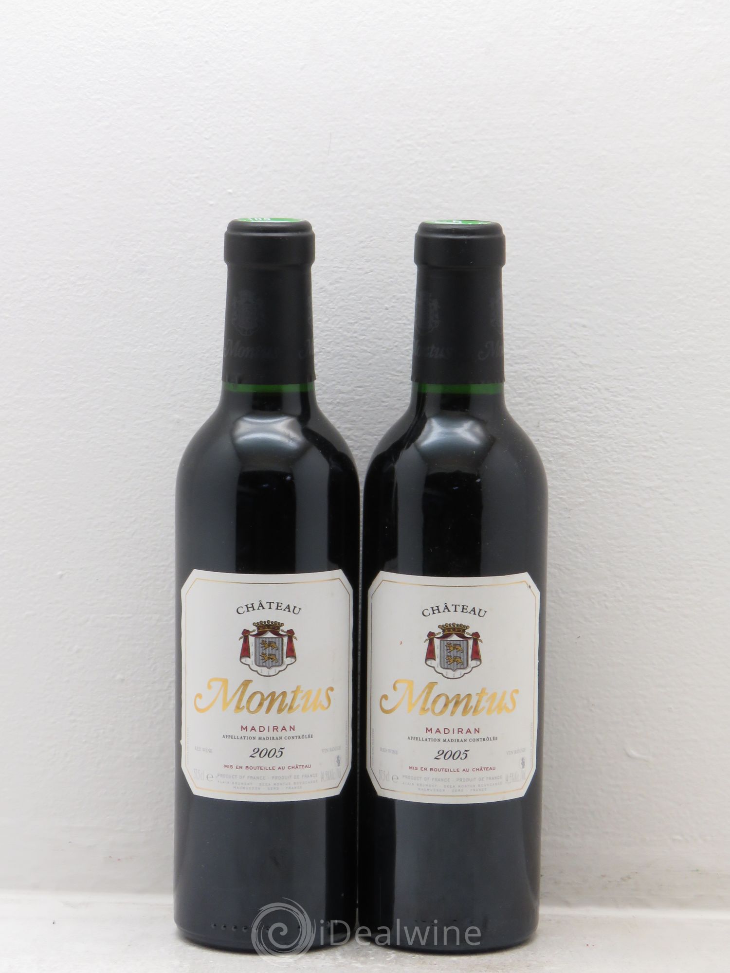 Madiran Château Montus Alain Brumont 2005 - Lot de 2 demi bouteilles - 0
