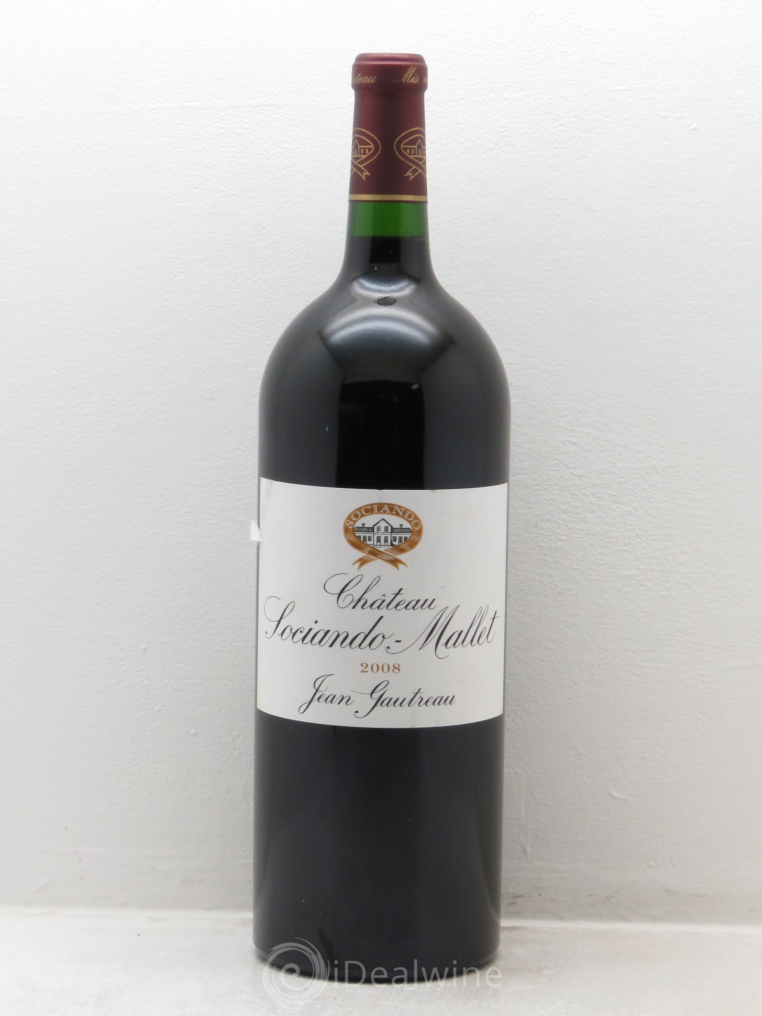 Château Sociando Mallet 2008 - Lot de 1 magnum - 0
