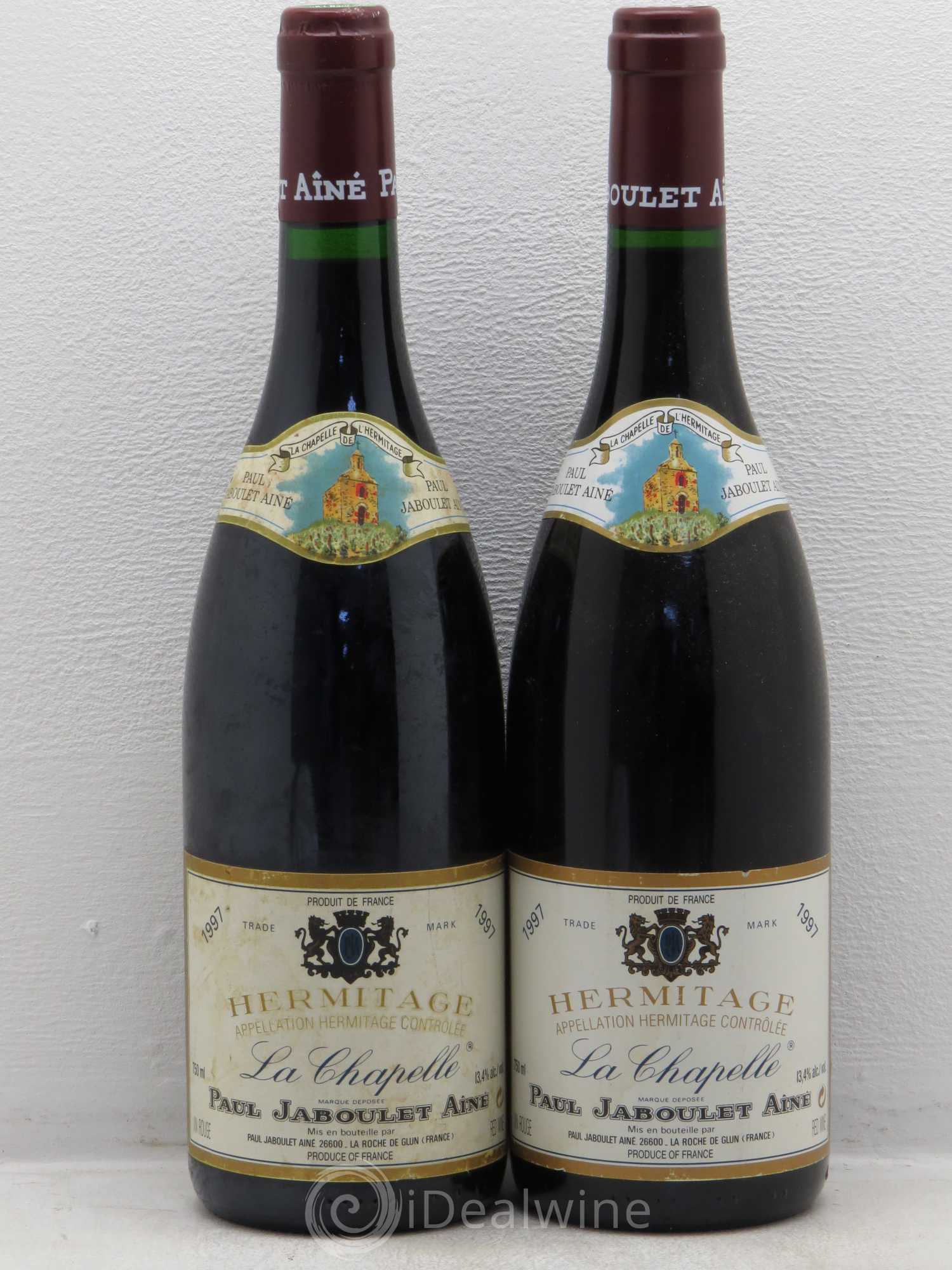 Hermitage La Chapelle Paul Jaboulet Ainé 1997 - Lot de 2 bouteilles - 0