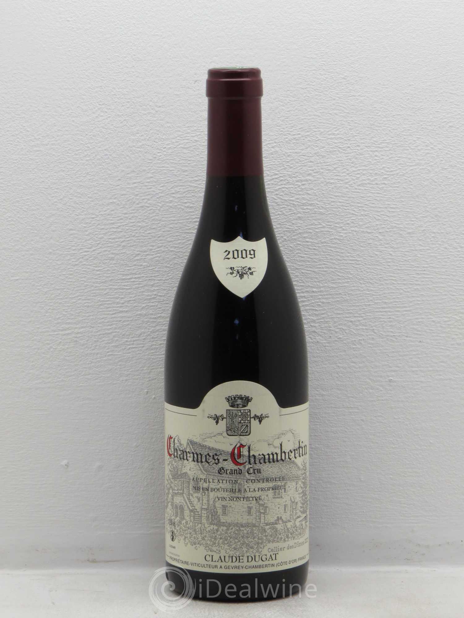 Charmes-Chambertin Grand Cru Claude Dugat 2009 - Lot de 1 bouteille - 0