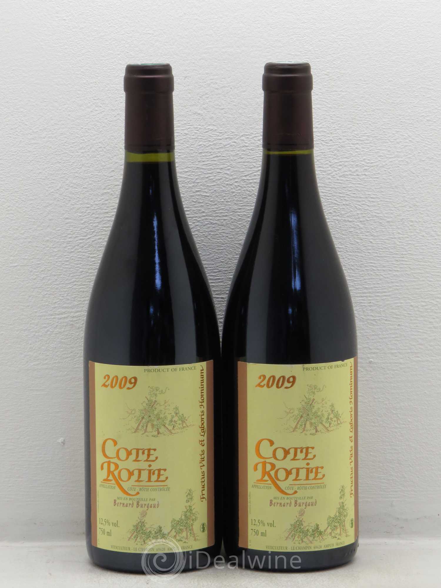 Côte-Rôtie Bernard Burgaud 2009 - Lot de 2 bouteilles - 0
