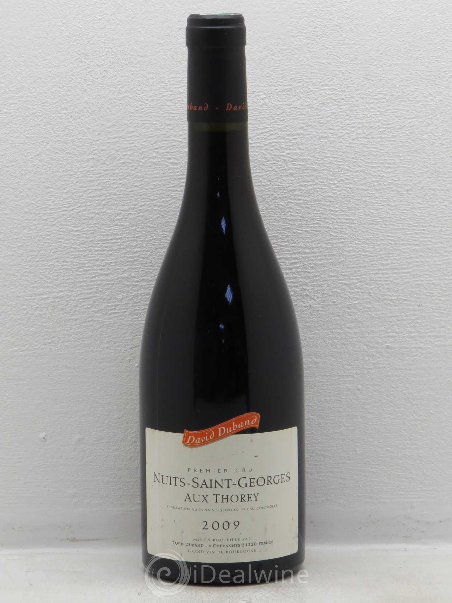 Nuits-Saint-Georges David Duband (Domaine) Aux Thorey 2009 - Lot de 1 bouteille - 0