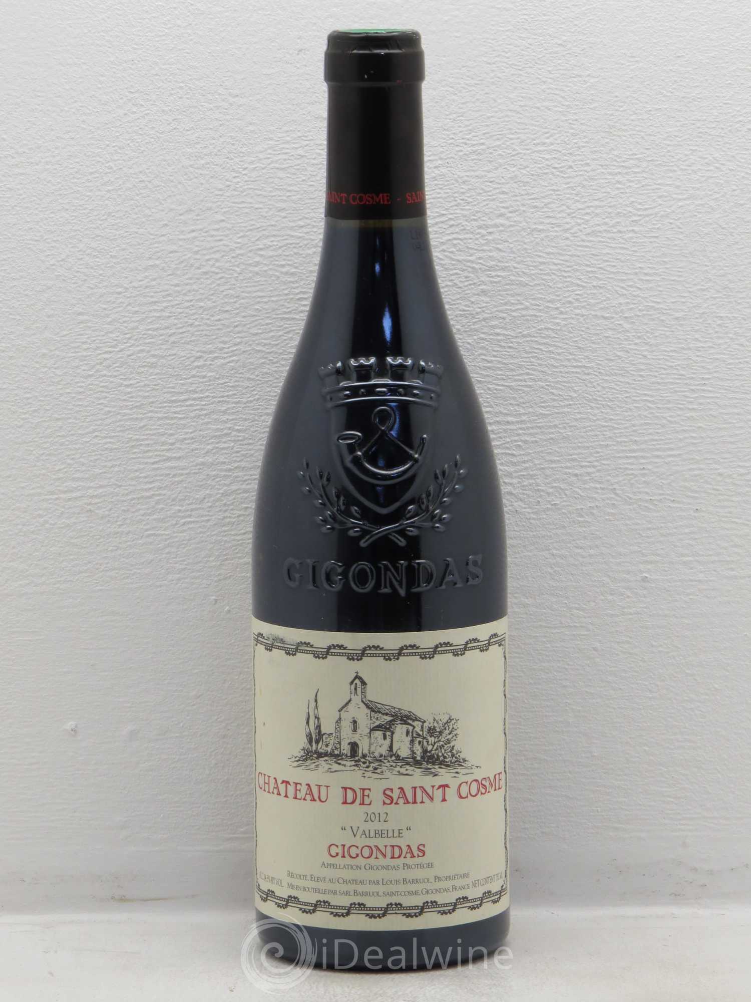Gigondas Valbelle Saint Cosme 2012 - Lot de 1 bouteille - 0