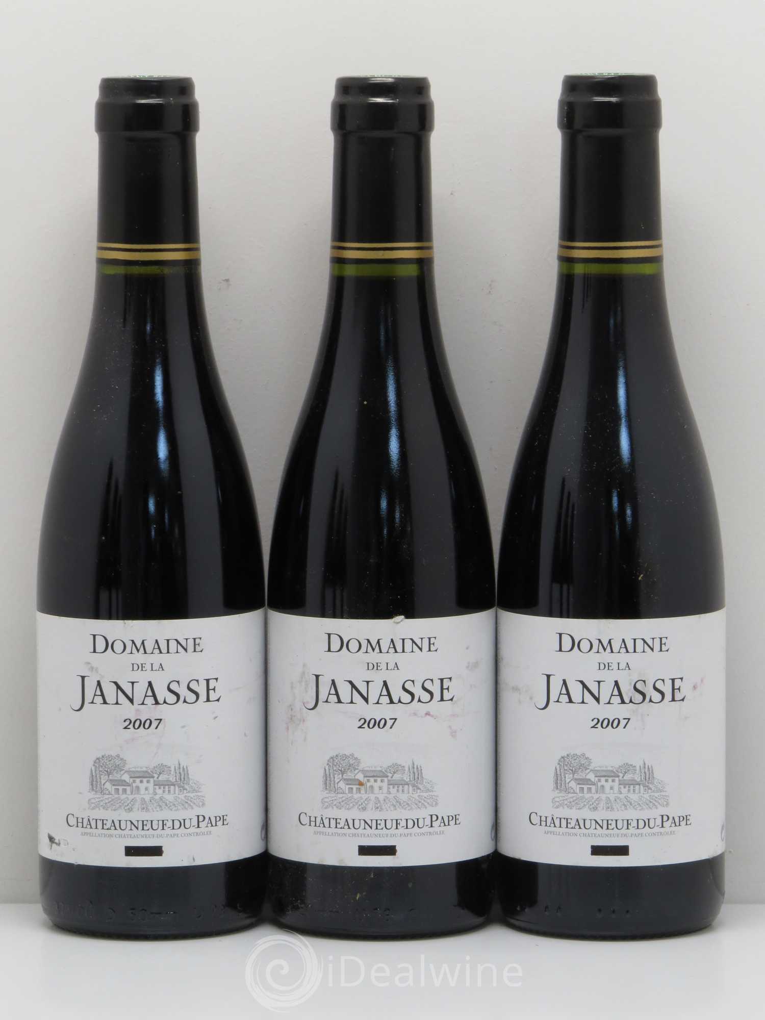 Châteauneuf-du-Pape La Janasse (Domaine de) 2007 - Lot de 6 demi bouteilles - 1