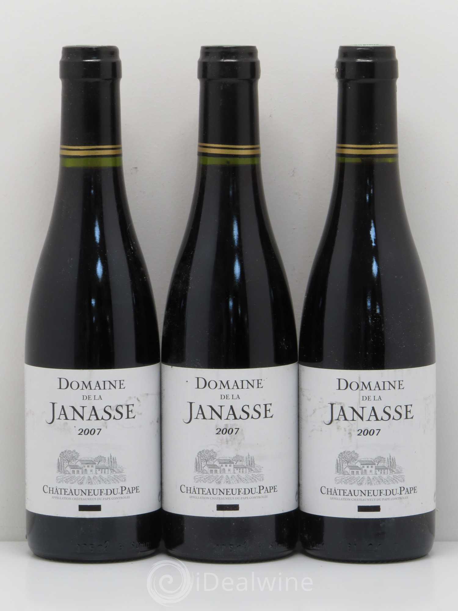 Châteauneuf-du-Pape La Janasse (Domaine de) 2007 - Lot de 6 demi bouteilles - 2
