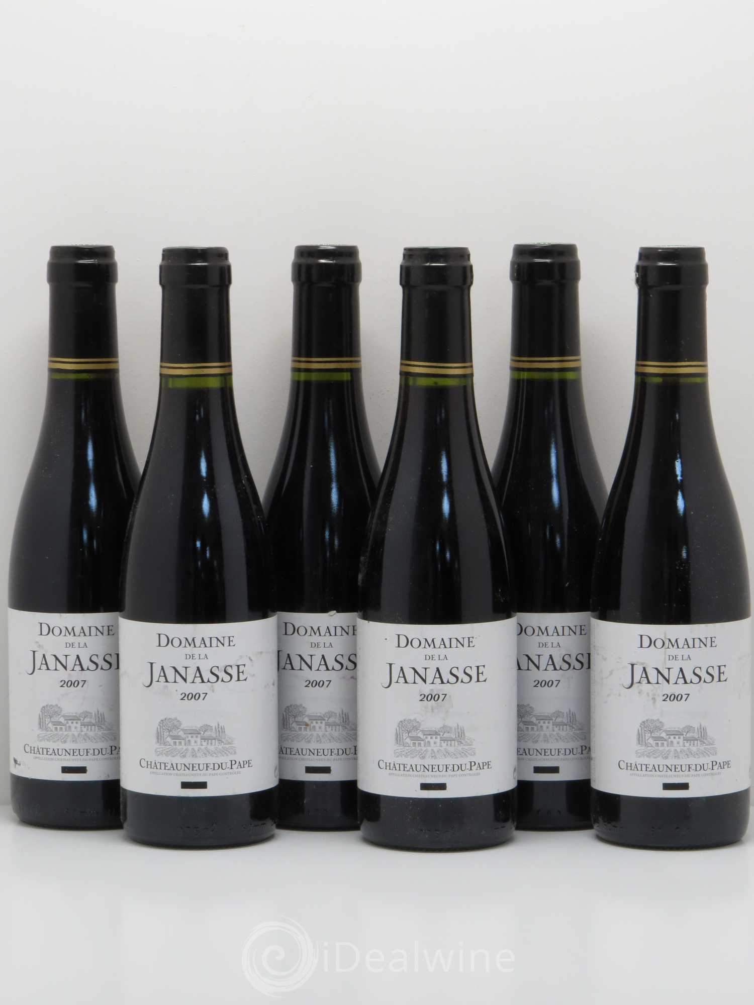 Châteauneuf-du-Pape La Janasse (Domaine de) 2007 - Lot de 6 demi bouteilles - 0