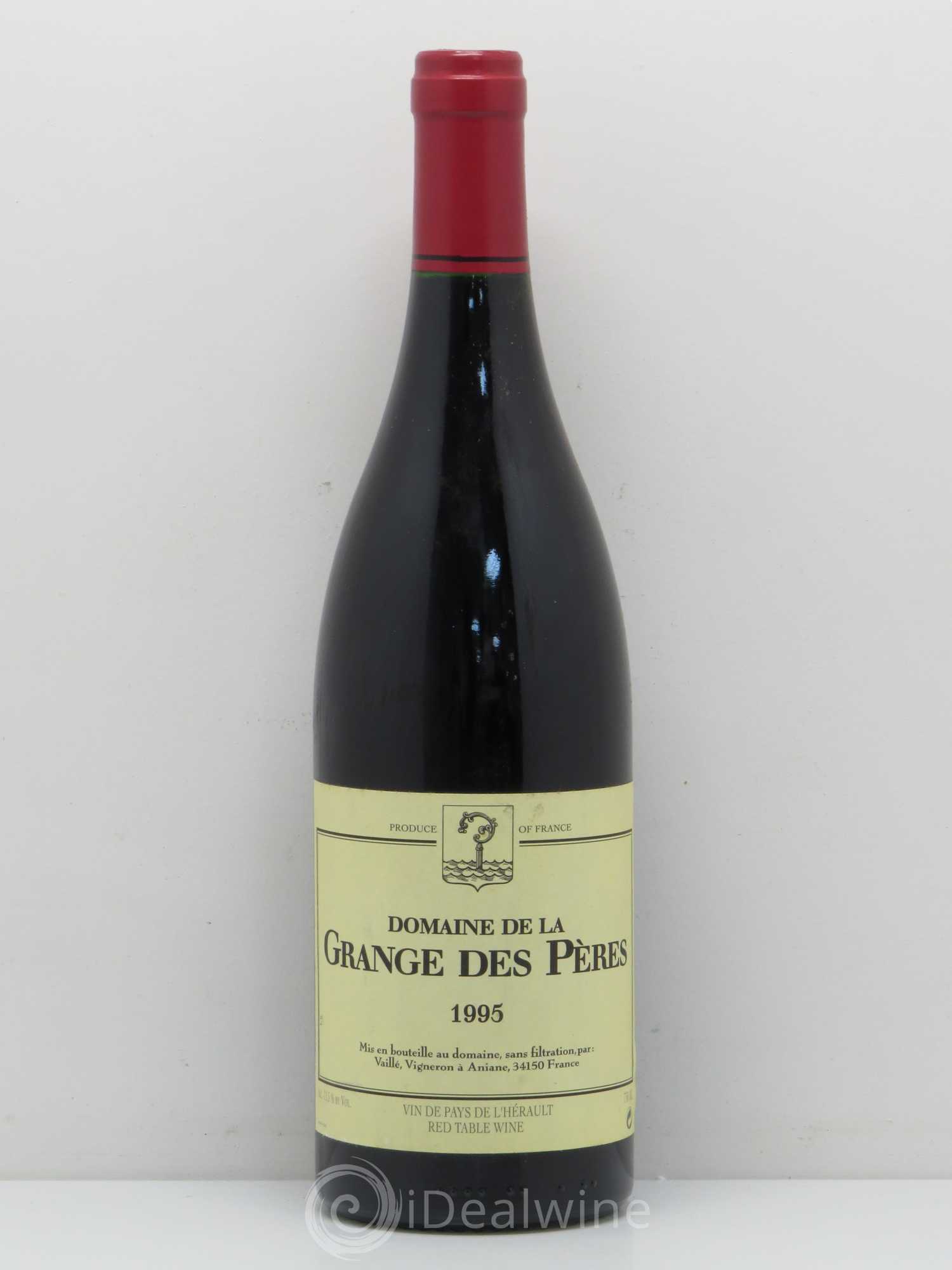 Pays d'Hérault Grange des Pères Laurent Vaillé 1995 - Lot de 1 bouteille - 0