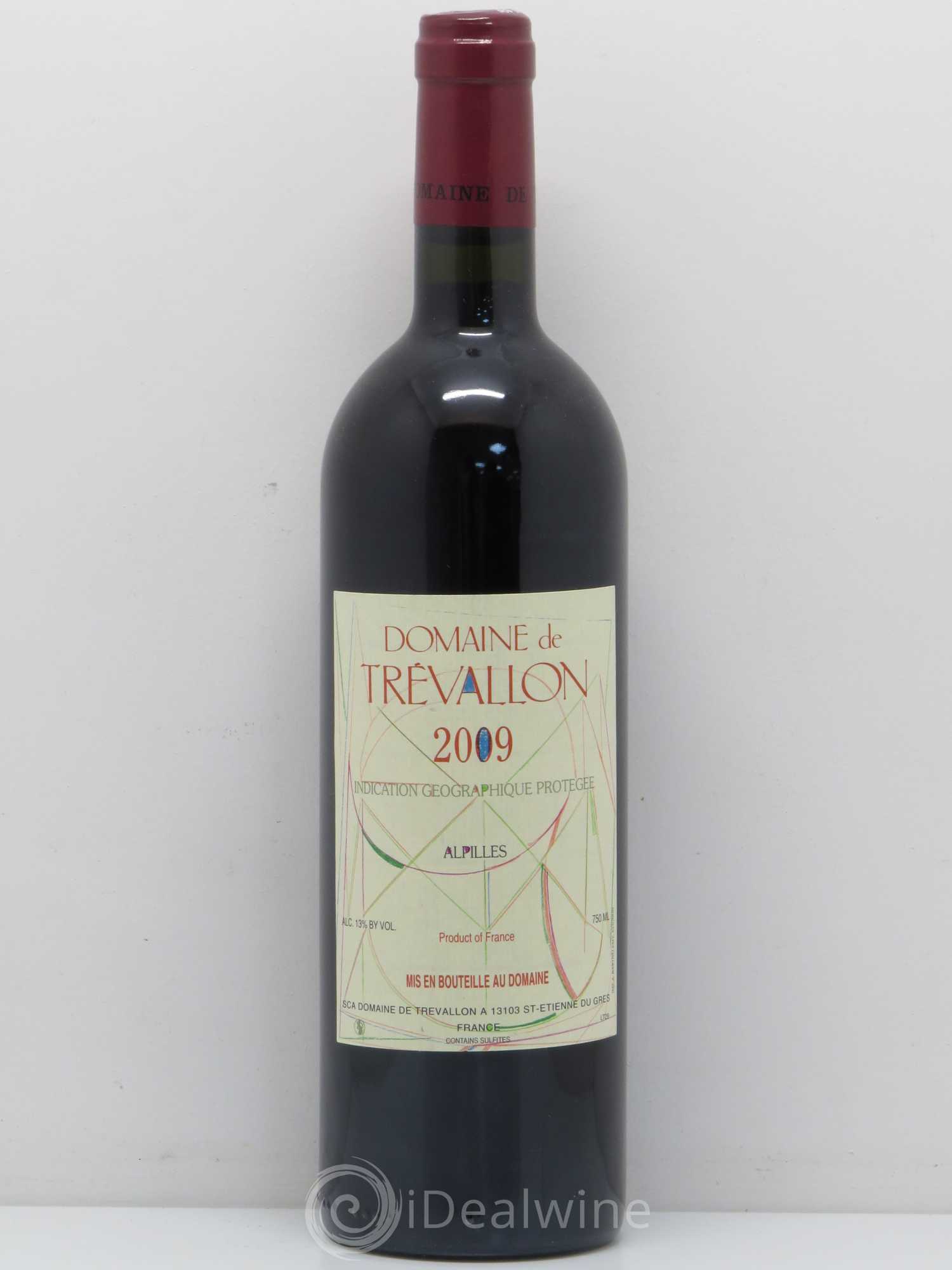 Coteaux d'Aix-en-Provence Trévallon (Domaine de) Eloi Dürrbach 2009 - Lot de 1 bouteille - 0