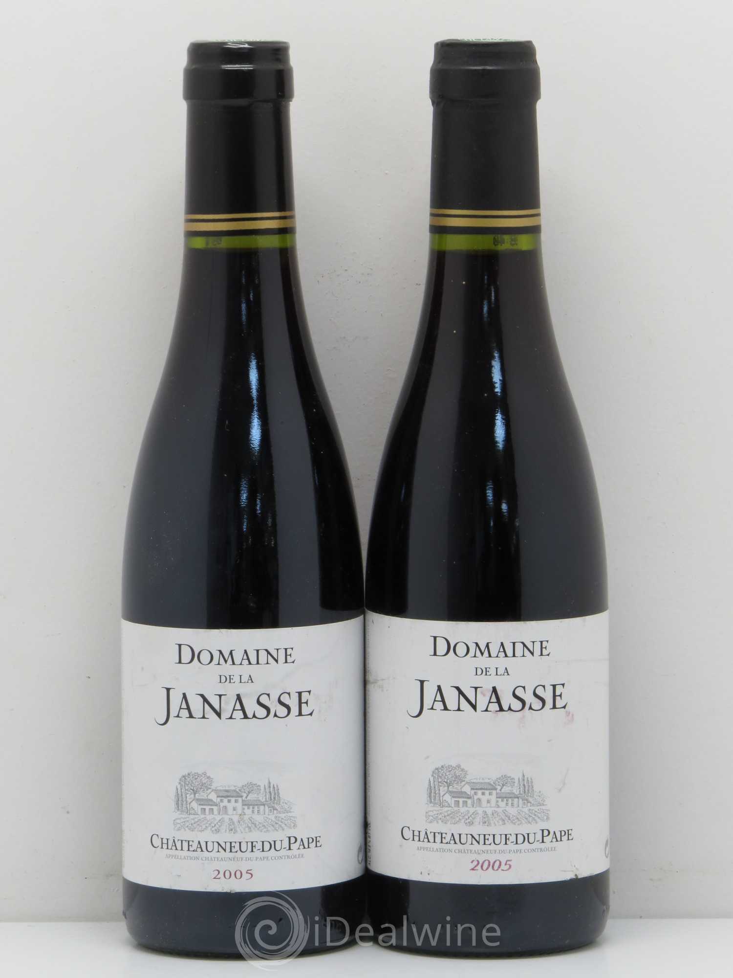 Châteauneuf-du-Pape La Janasse (Domaine de) 2005 - Lot de 2 demi bouteilles - 0
