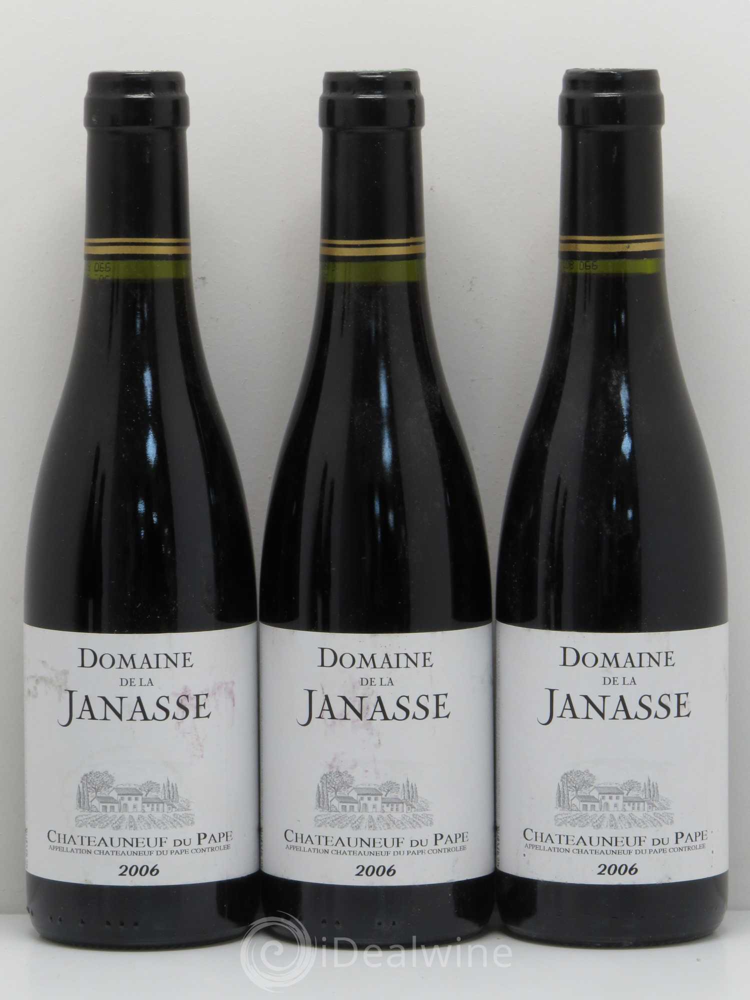 Châteauneuf-du-Pape La Janasse (Domaine de) 2006 - Lot de 5 demi bouteilles - 1