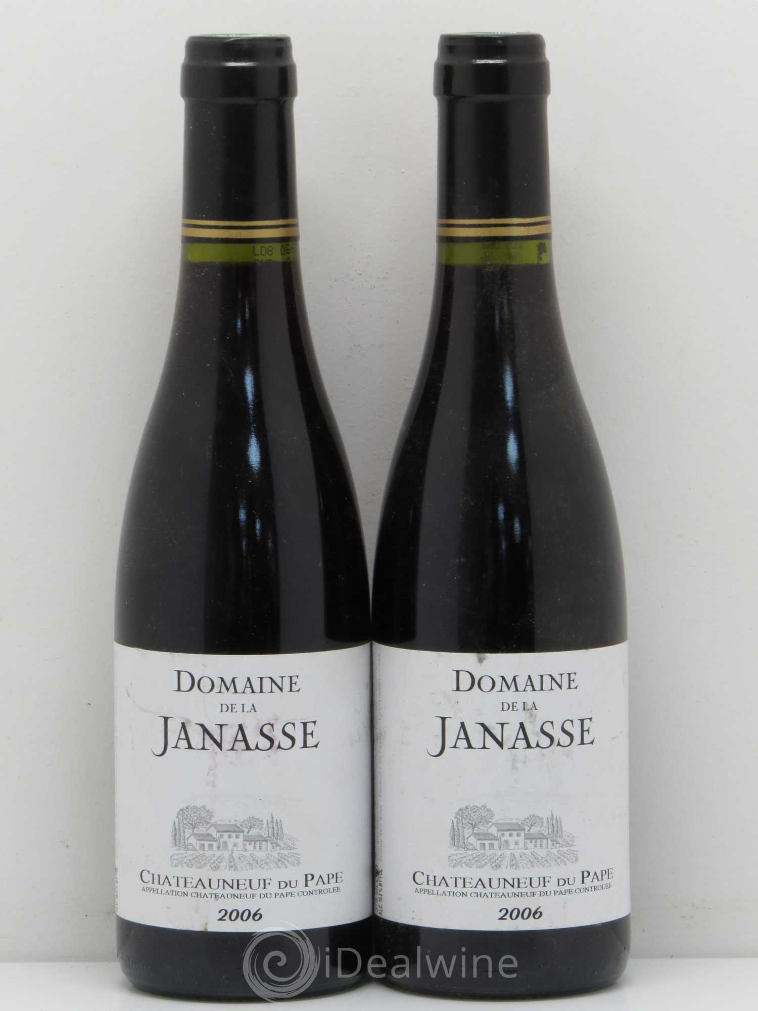 Châteauneuf-du-Pape La Janasse (Domaine de) 2006 - Lot de 5 demi bouteilles - 2