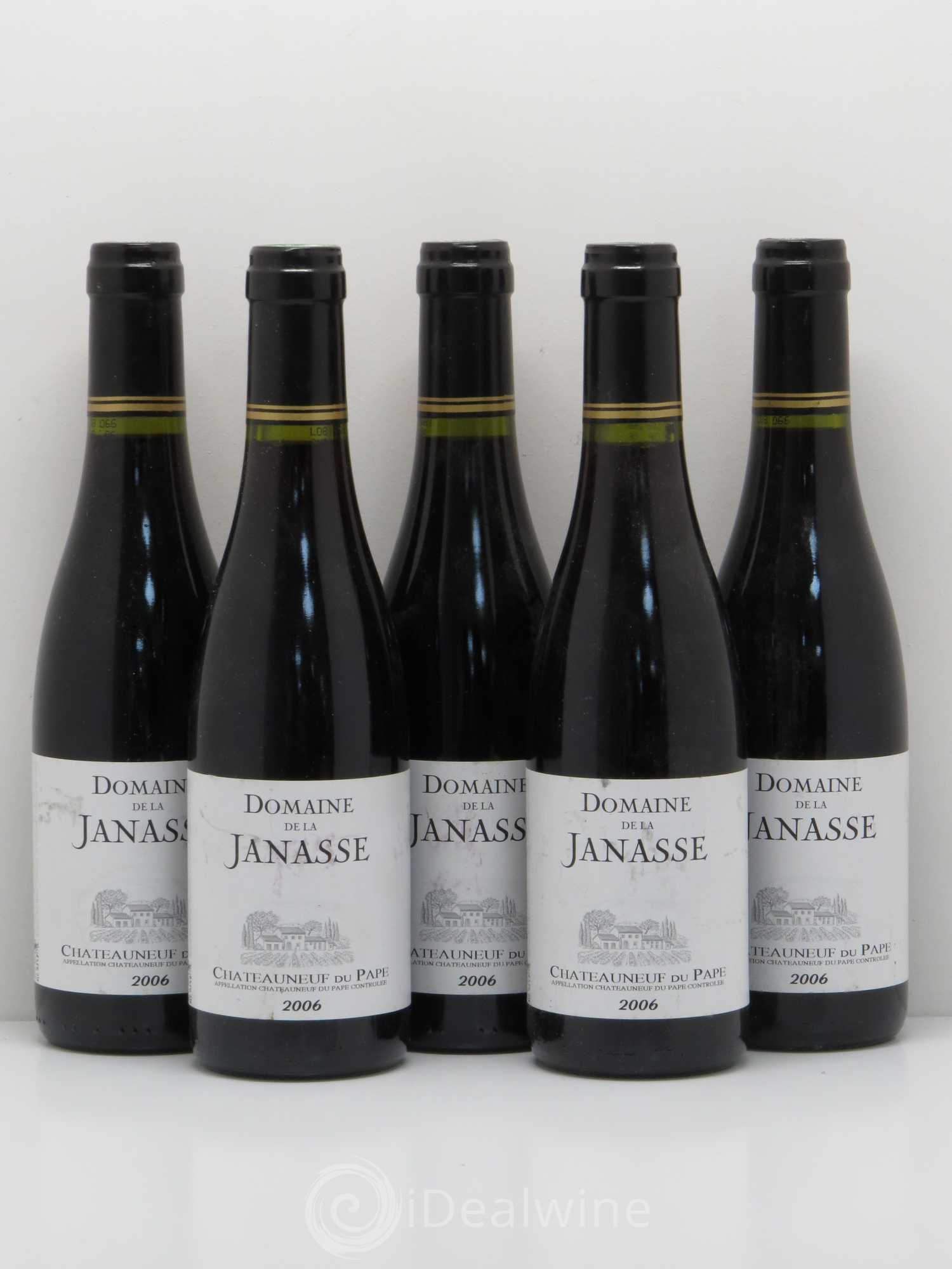 Châteauneuf-du-Pape La Janasse (Domaine de) 2006 - Lot de 5 demi bouteilles - 0