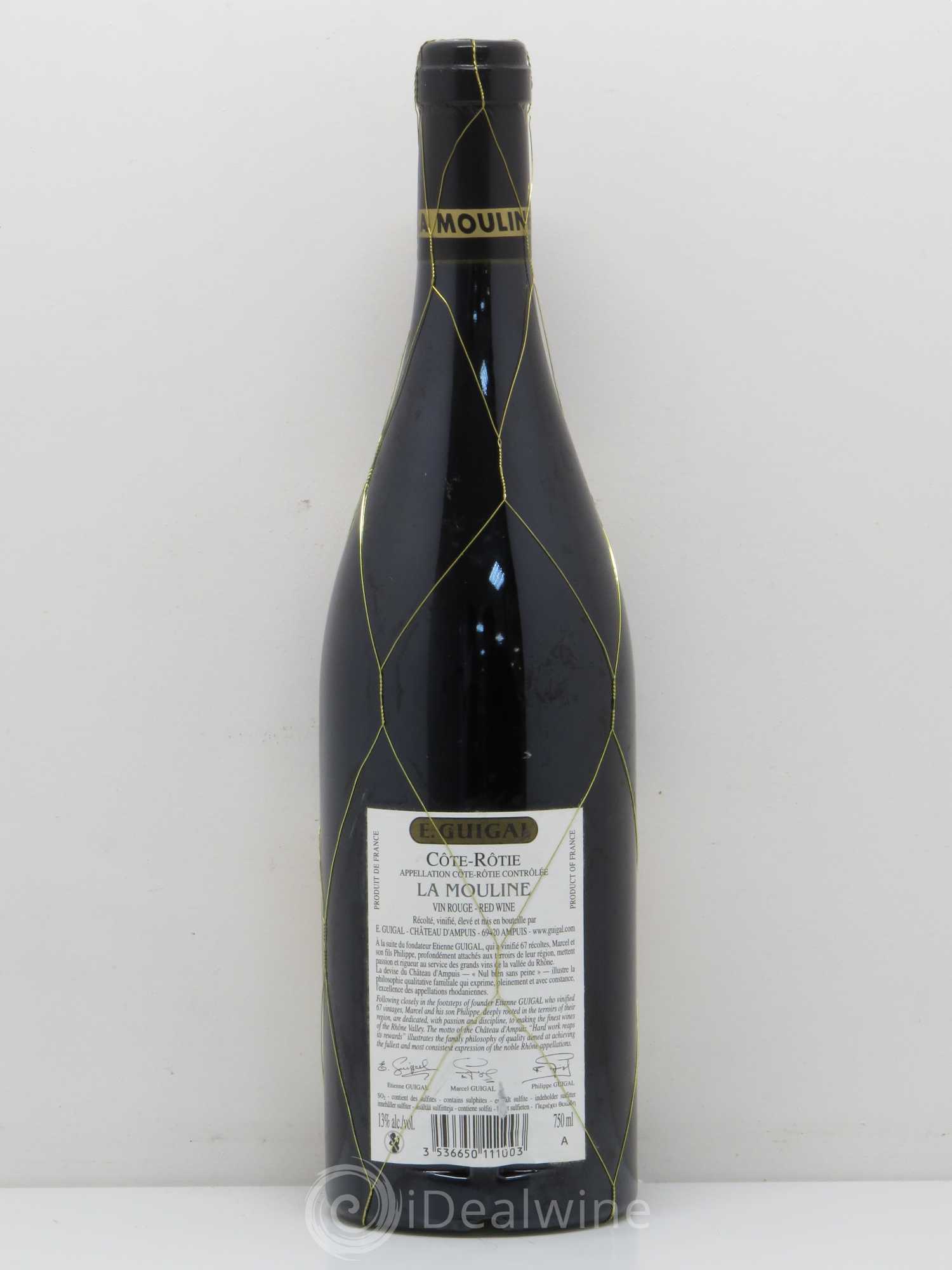 Côte-Rôtie La Mouline Guigal 2007 - Lot de 1 bouteille - 1