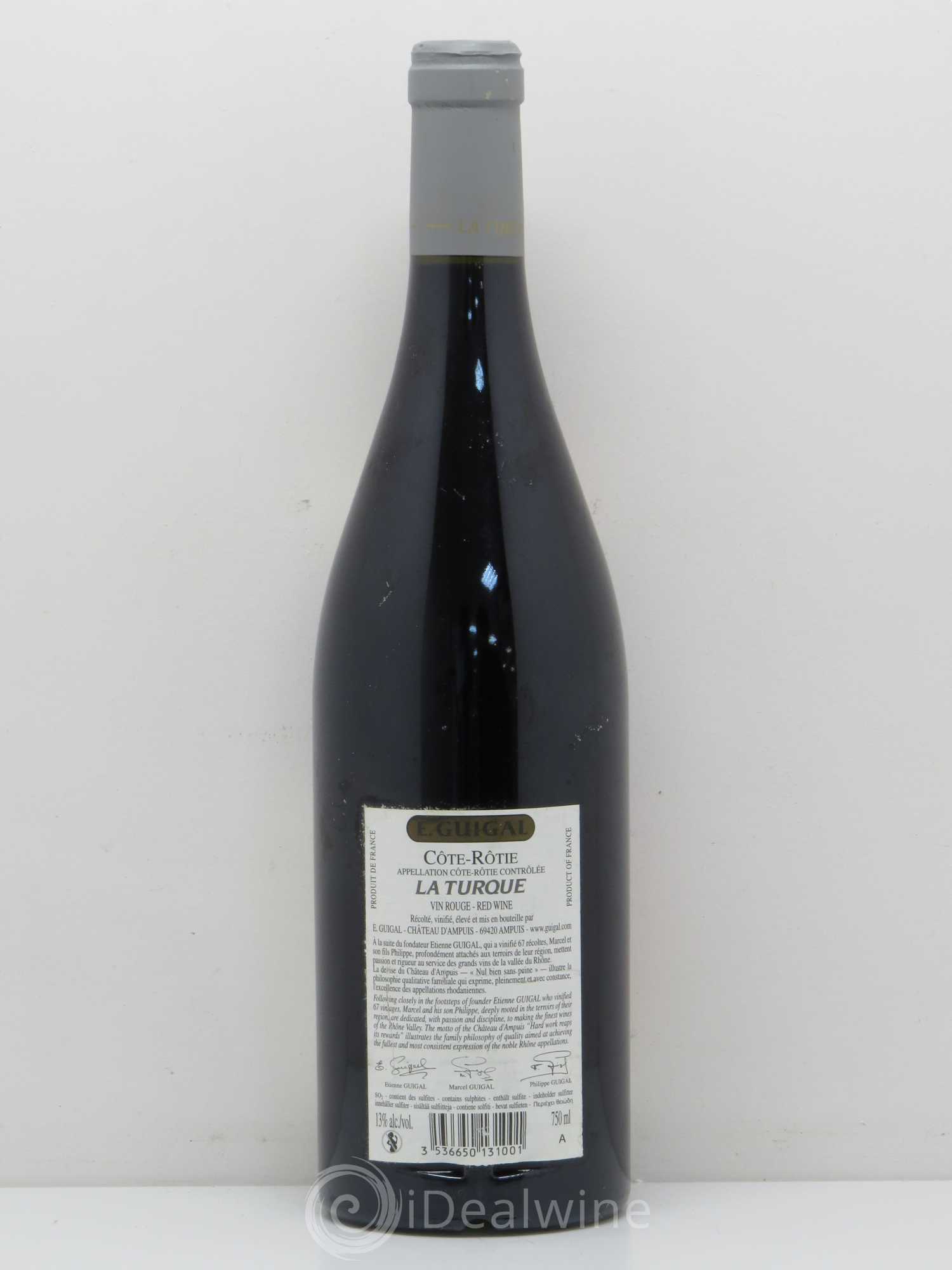 Côte-Rôtie La Turque Guigal 2007 - Lot de 1 bouteille - 1