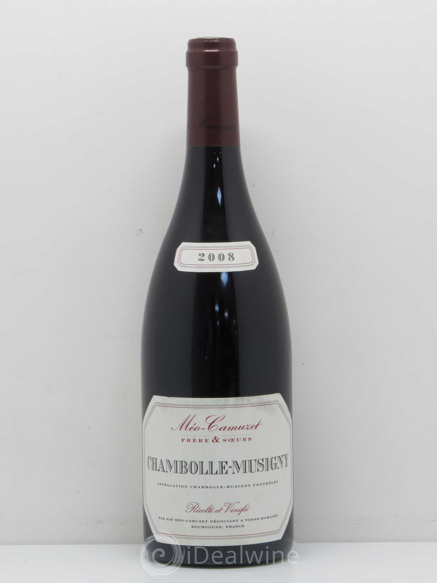 Chambolle-Musigny Méo-Camuzet (Domaine) Frères et Sœurs 2008 - Lot de 1 bouteille - 0
