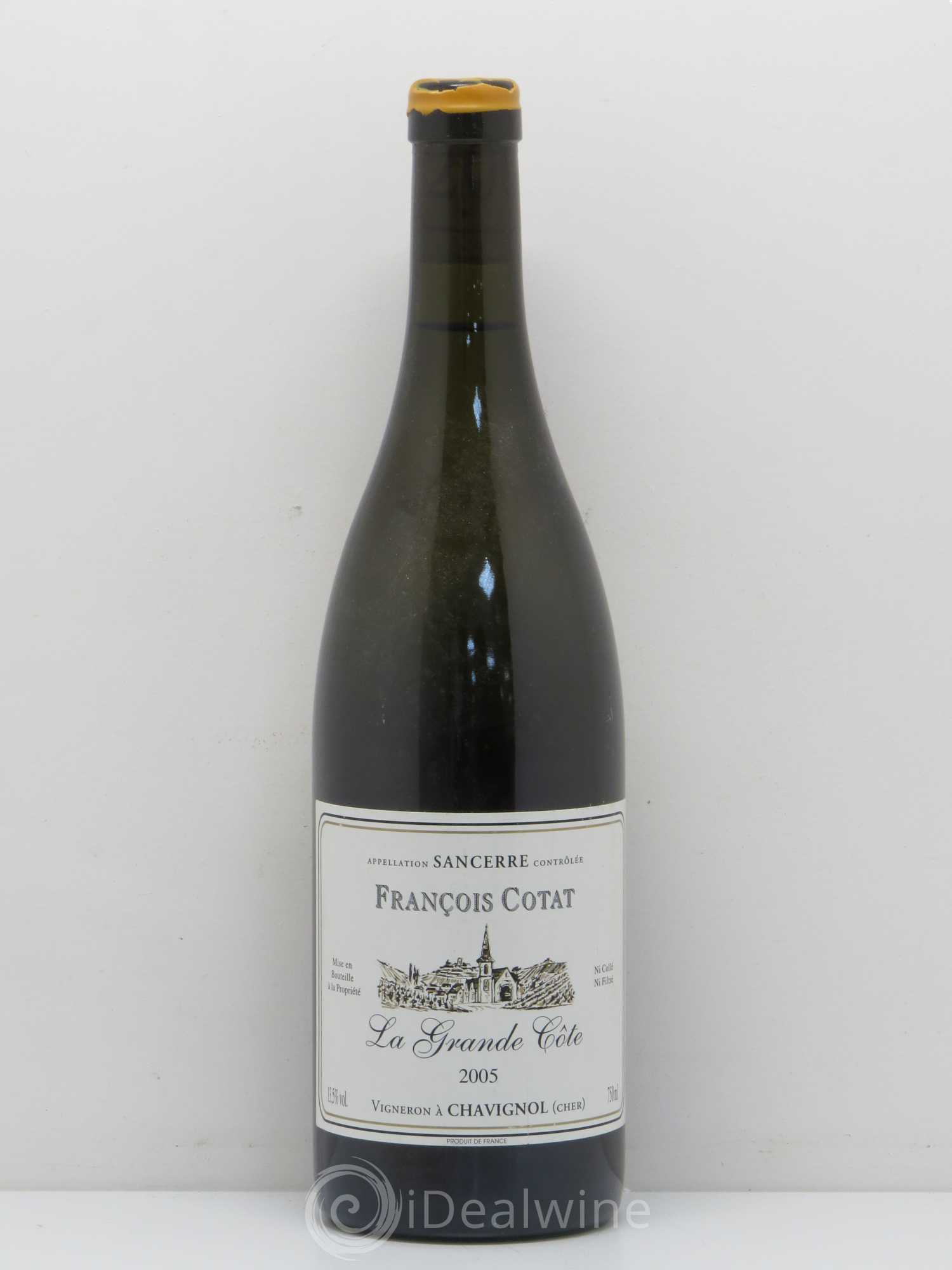 Sancerre La Grande Côte François Cotat 2005 - Lot de 1 bouteille - 0