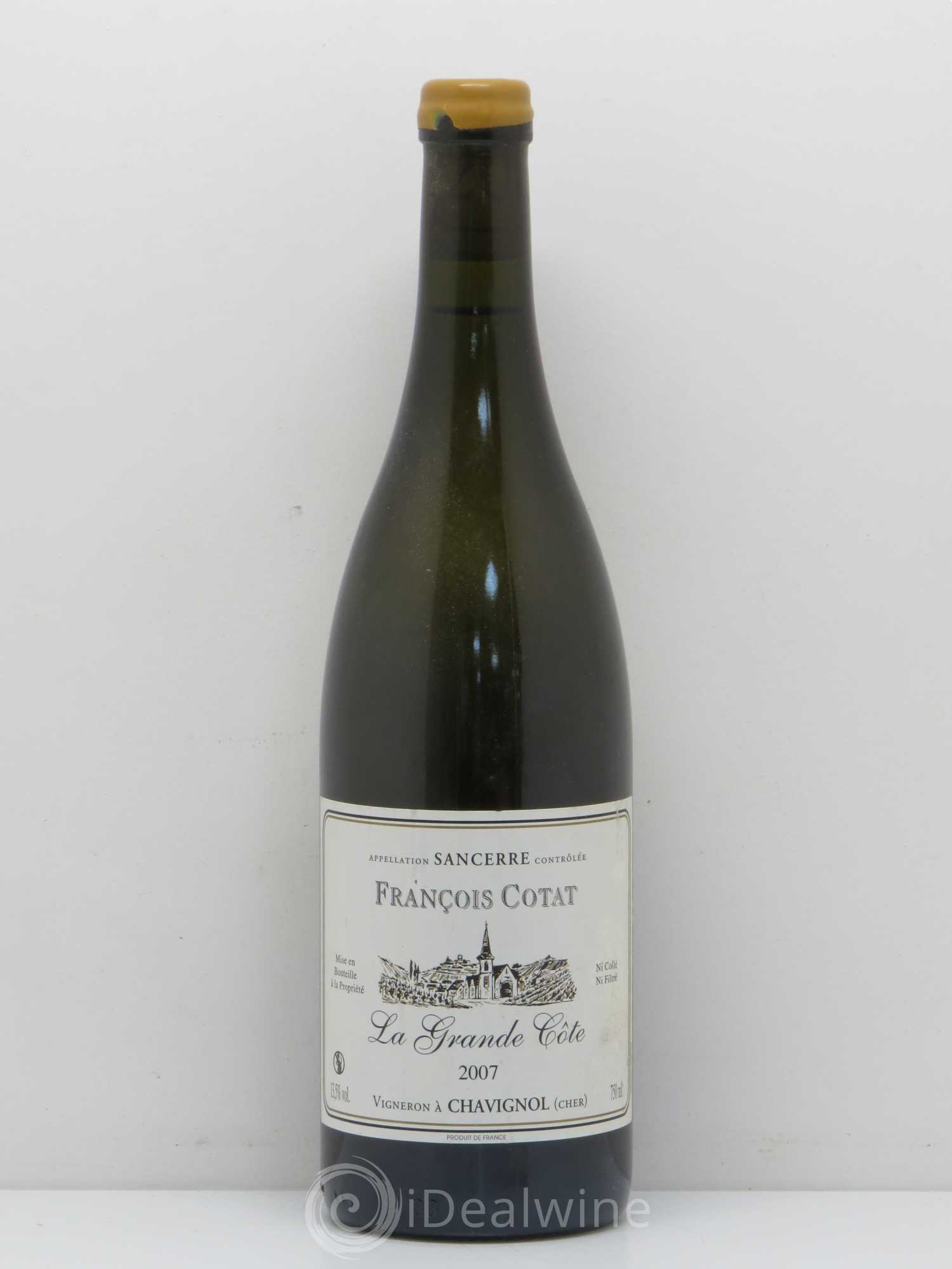 Sancerre La Grande Côte François Cotat 2007 - Lot de 1 bouteille - 0