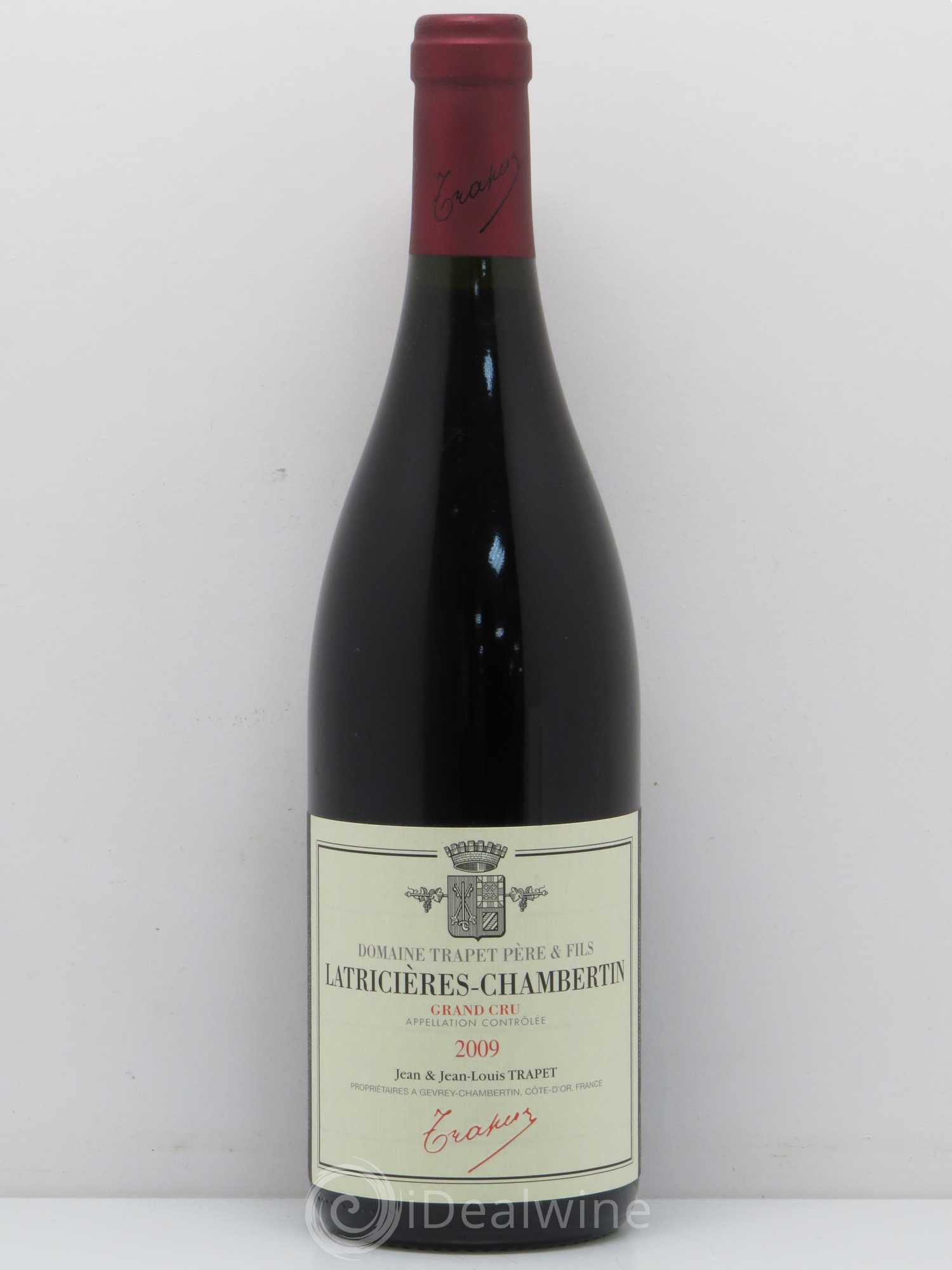Latricières-Chambertin Grand Cru Domaine Trapet 2009 - Lot de 1 bouteille - 0