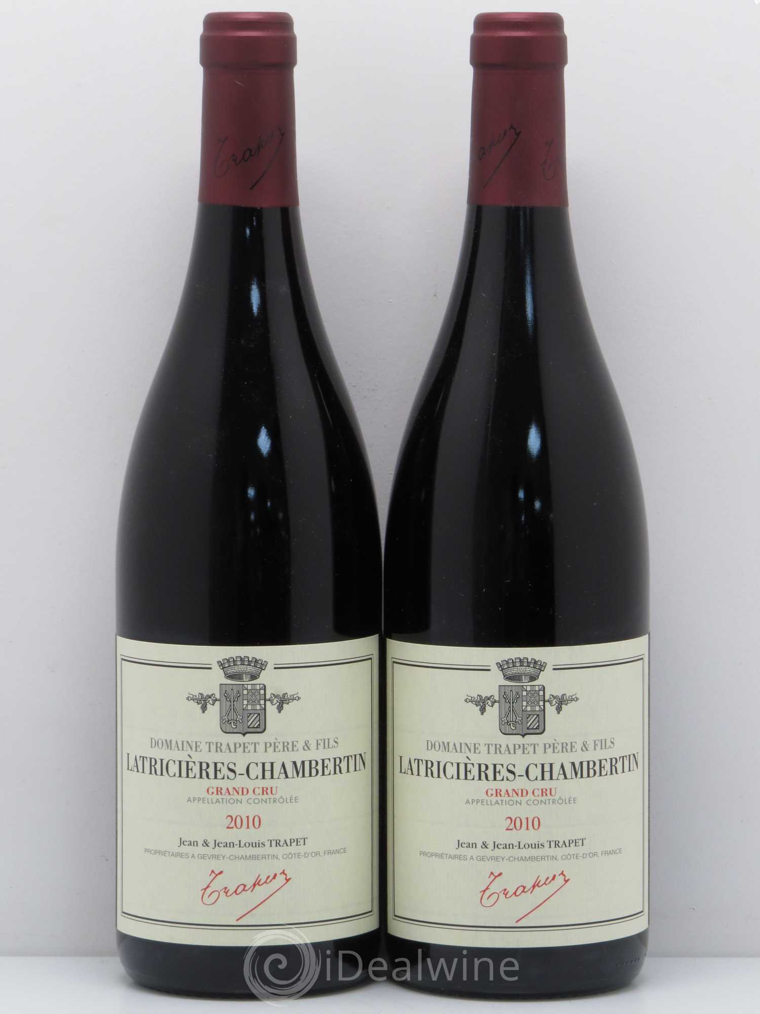 Latricières-Chambertin Grand Cru Domaine Trapet 2010 - Lot de 2 bouteilles - 0
