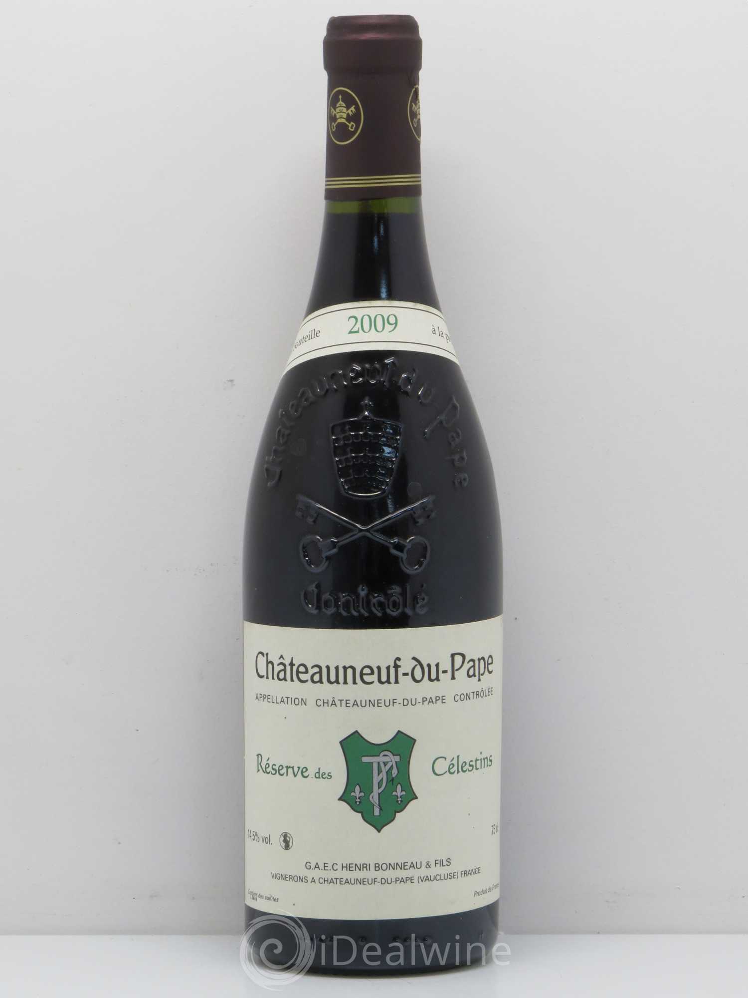 Châteauneuf-du-Pape Réserve des Célestins Henri Bonneau & Fils 2009 - Lot de 1 bouteille - 0